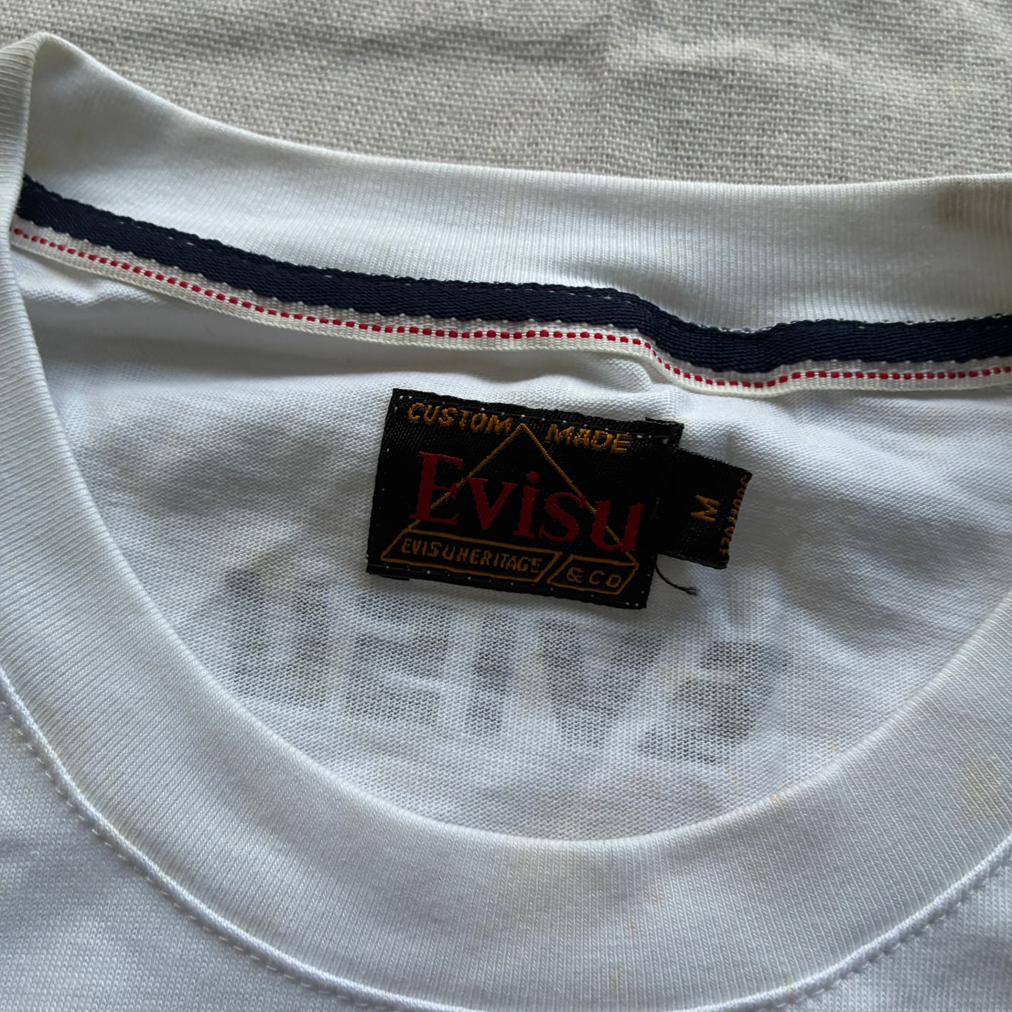 Evisu God Of Wealth Graphic T-Shirt White Size M — photo 4 of 8
