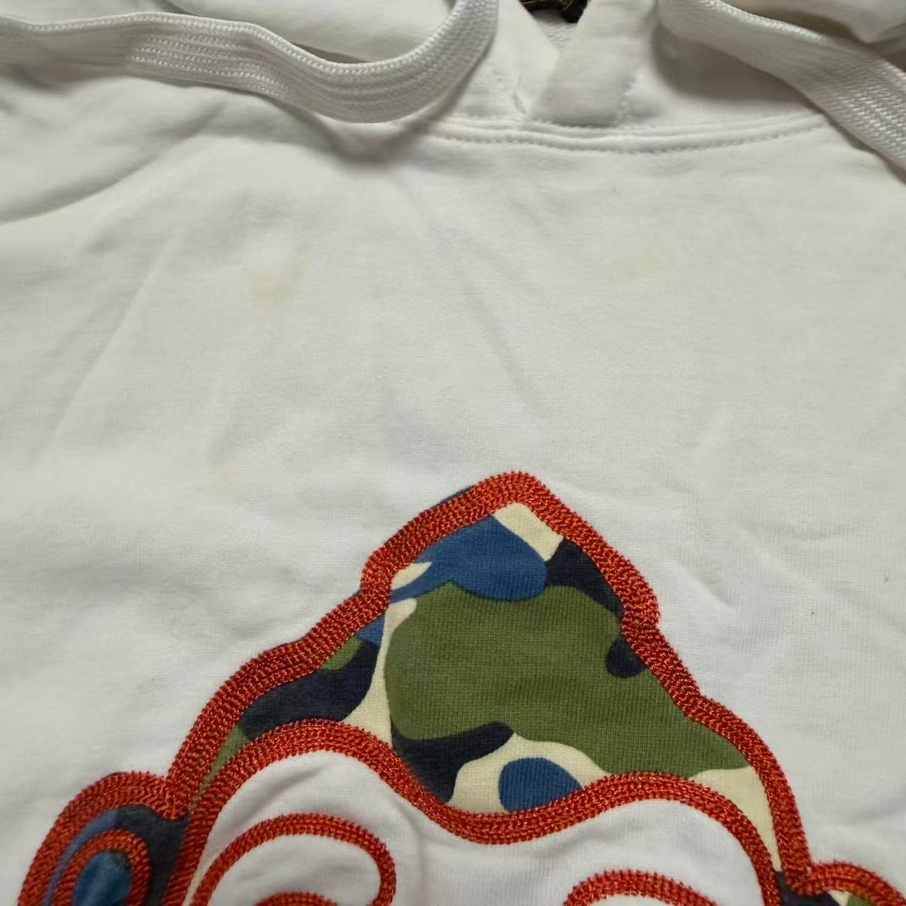 Evisu Godhead Camo Embroidery Hoodie White Size M — photo 4 of 8