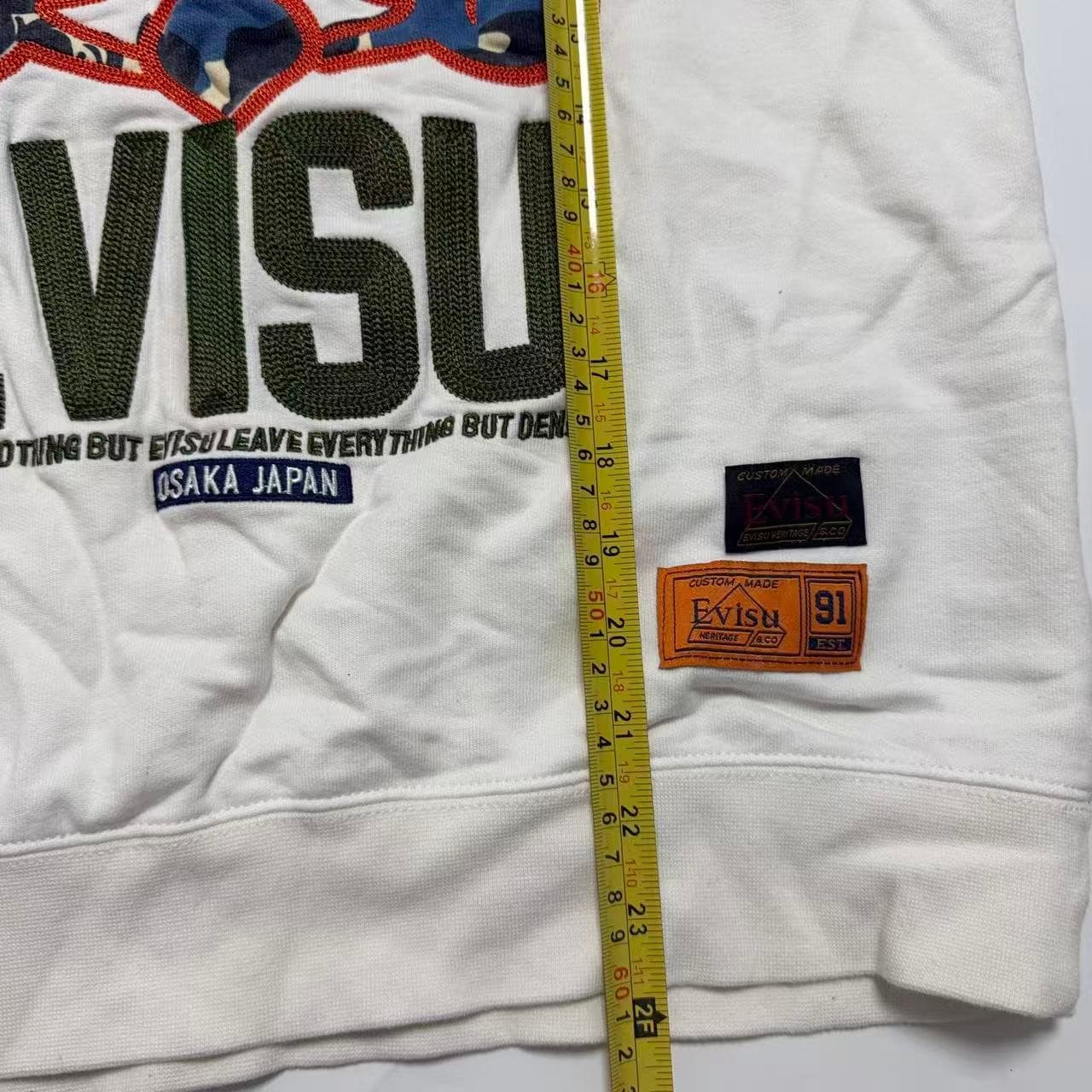 Evisu Godhead Camo Embroidery Hoodie White Size M — photo 6 of 8