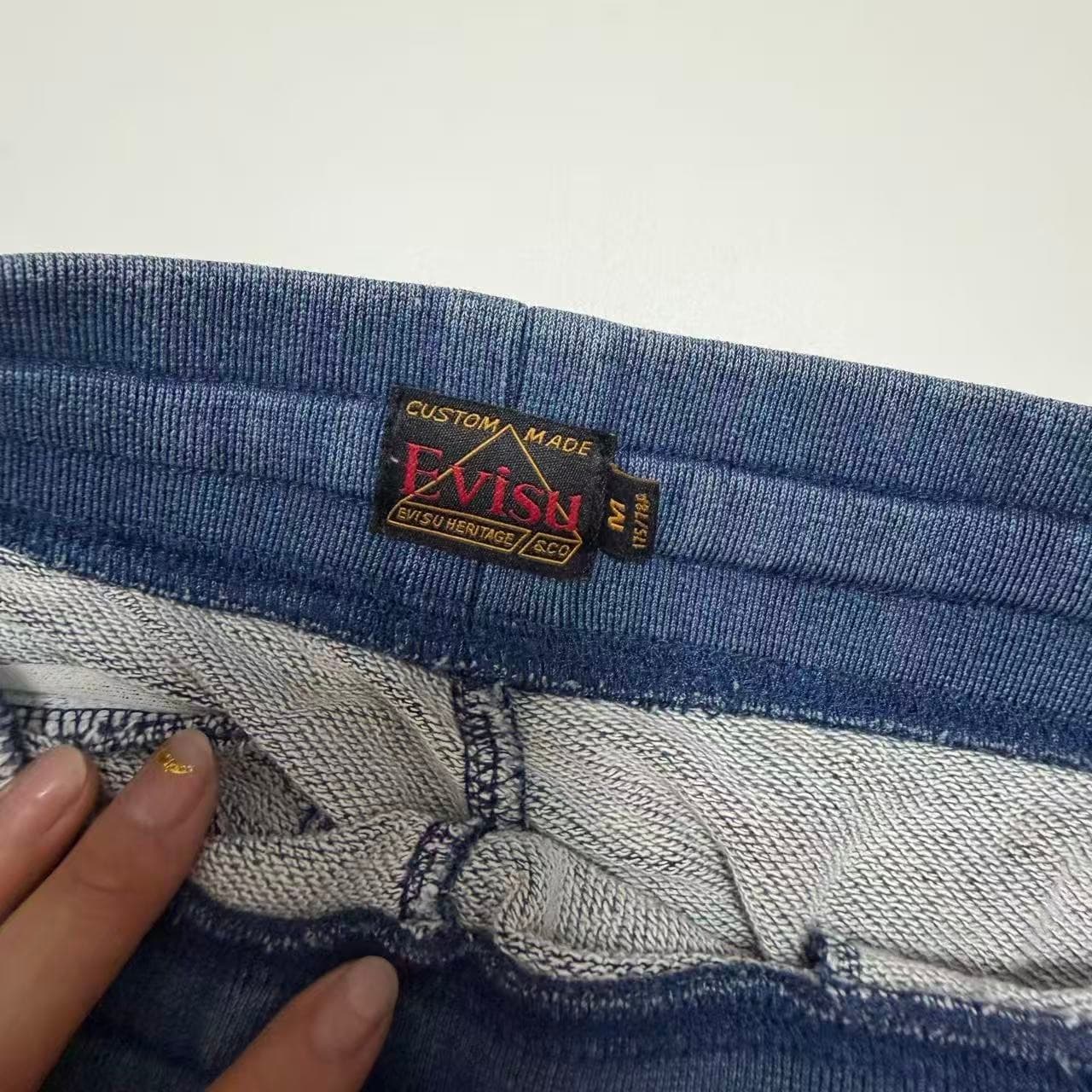 Evisu Heritage Blue Jogger Sweatpants Size M — photo 4 of 12