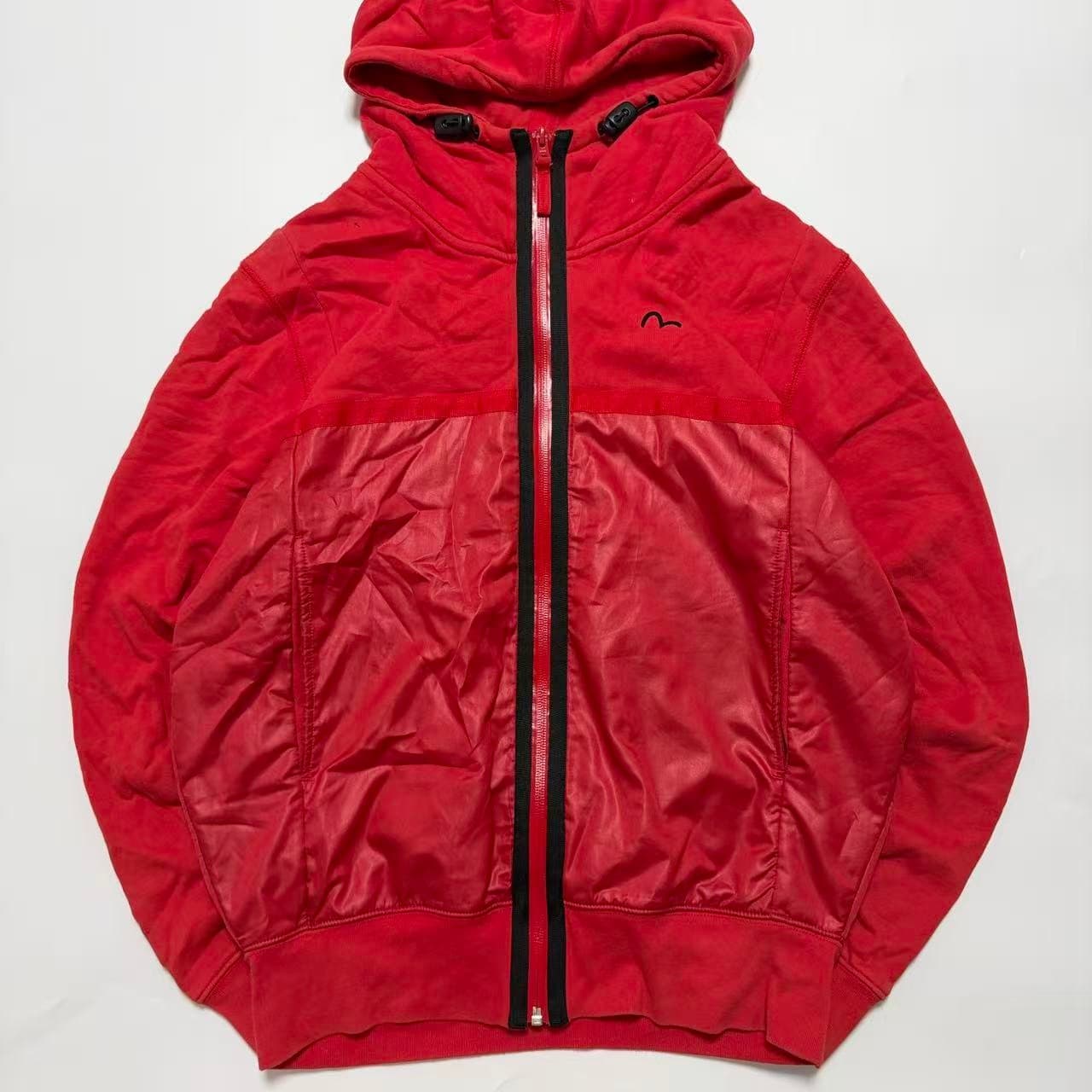 Evisu Heritage Custom Made Red Hoodie