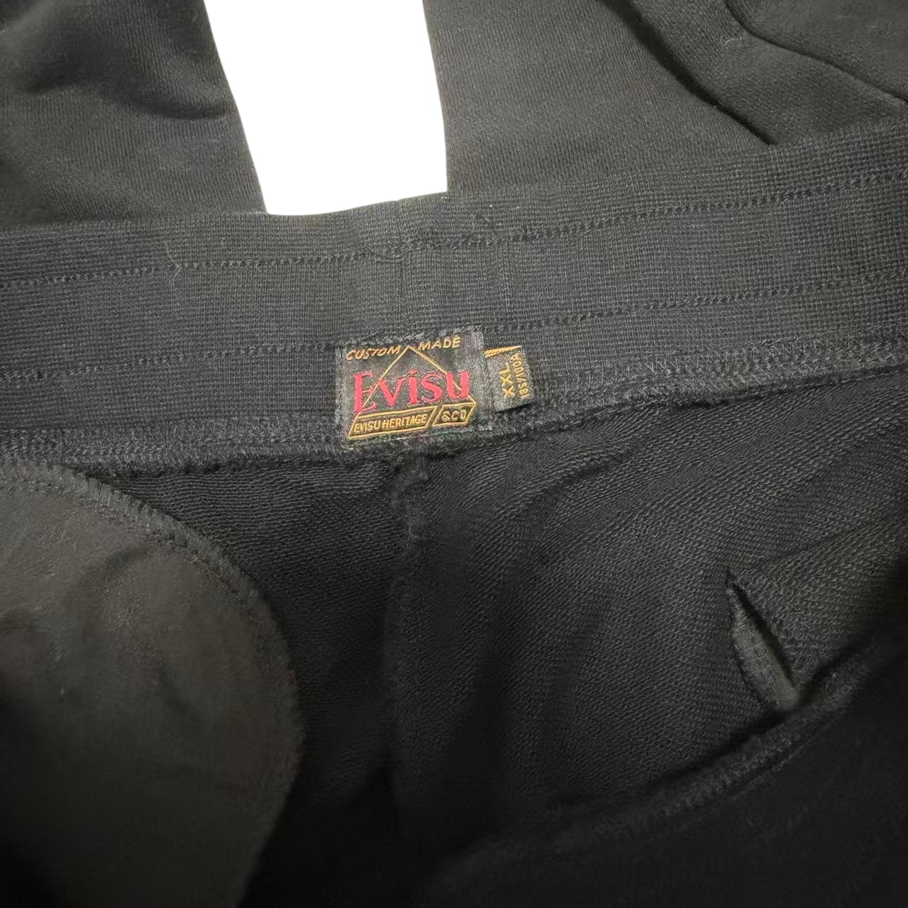 Evisu Heritage Custom Made Sweatpants Black XXL — photo 3 of 11