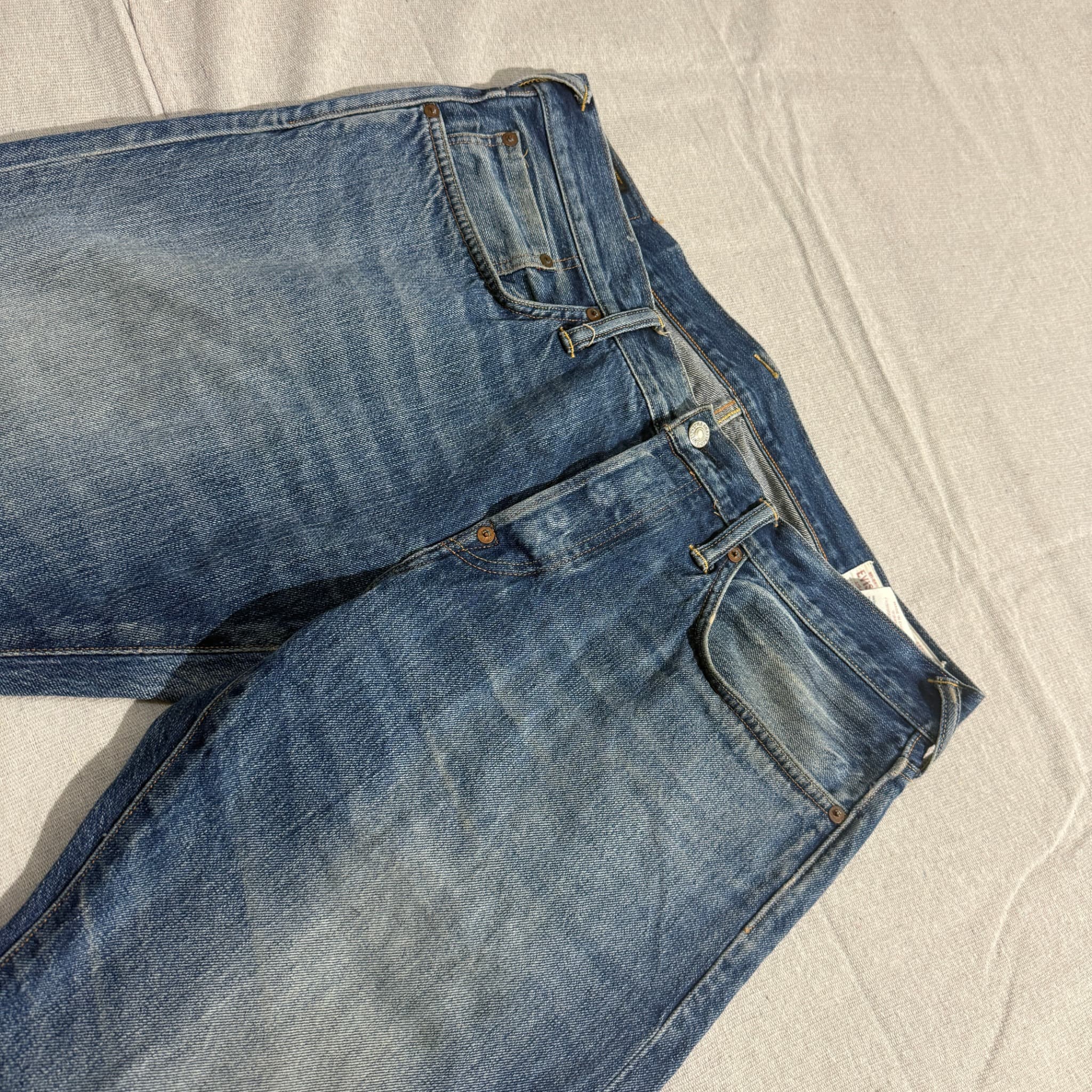 Evisu Heritage Denim Jeans Blue Painted Seagull Men's Size 36 — photo 3 of 9