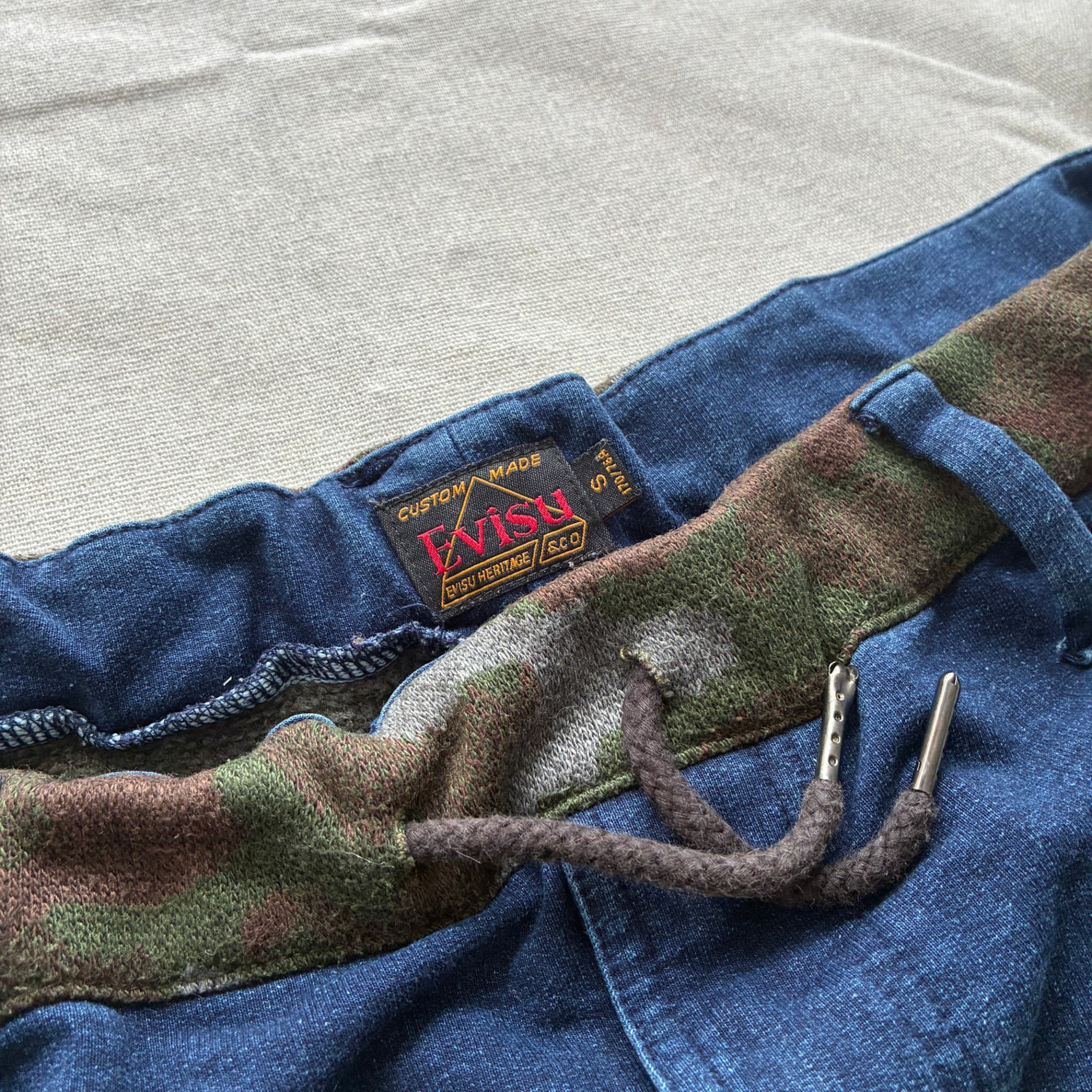 Evisu Ichiban All-Over Print Sweatpants Navy Blue Size S — photo 6 of 7