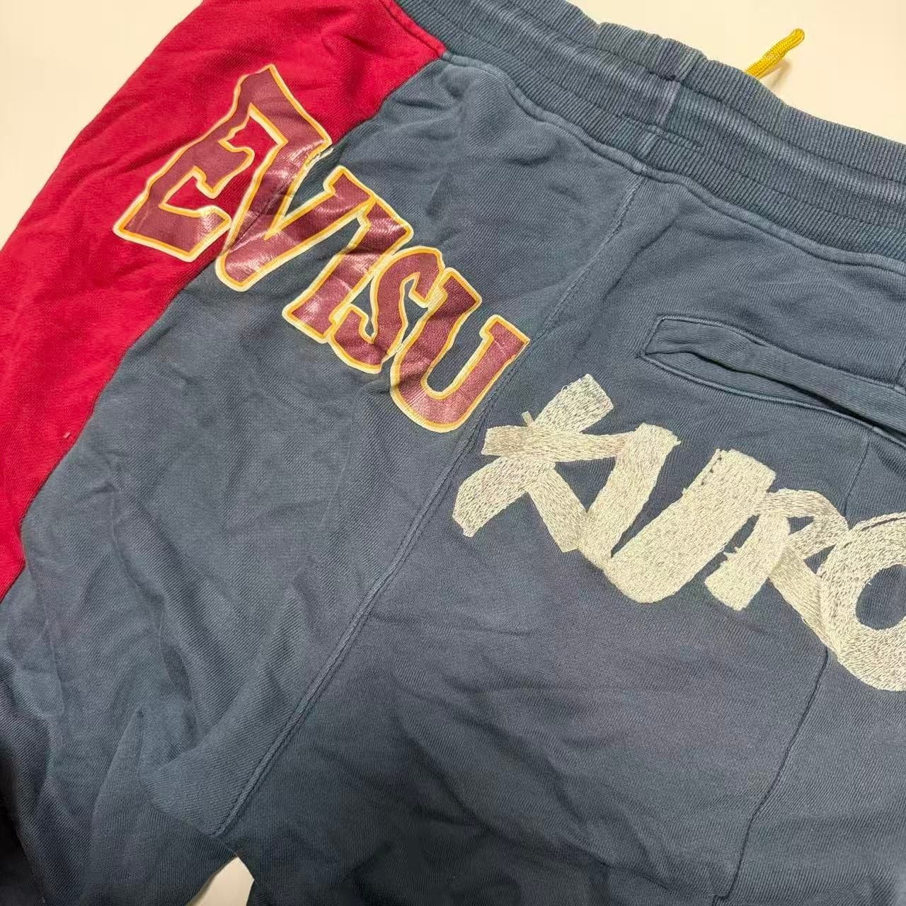 Evisu Kuro Graphic Colorblock Sweatpants XXL — photo 4 of 12