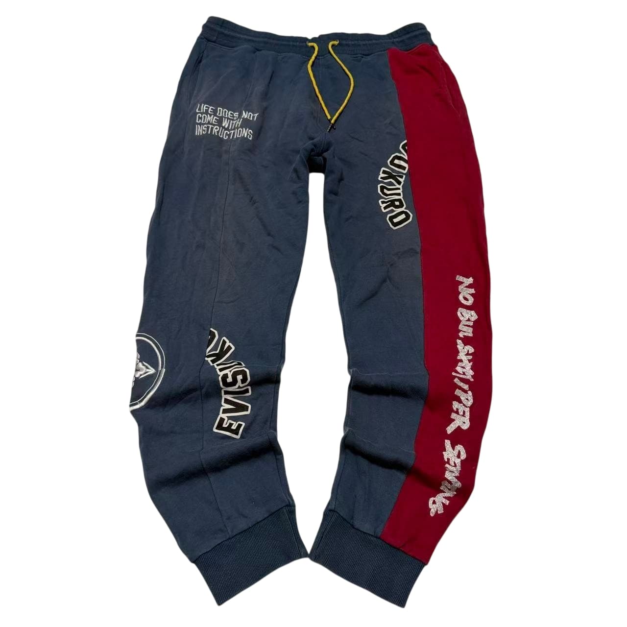 Evisu Kuro Graphic Colorblock Sweatpants XXL — photo 1 of 12