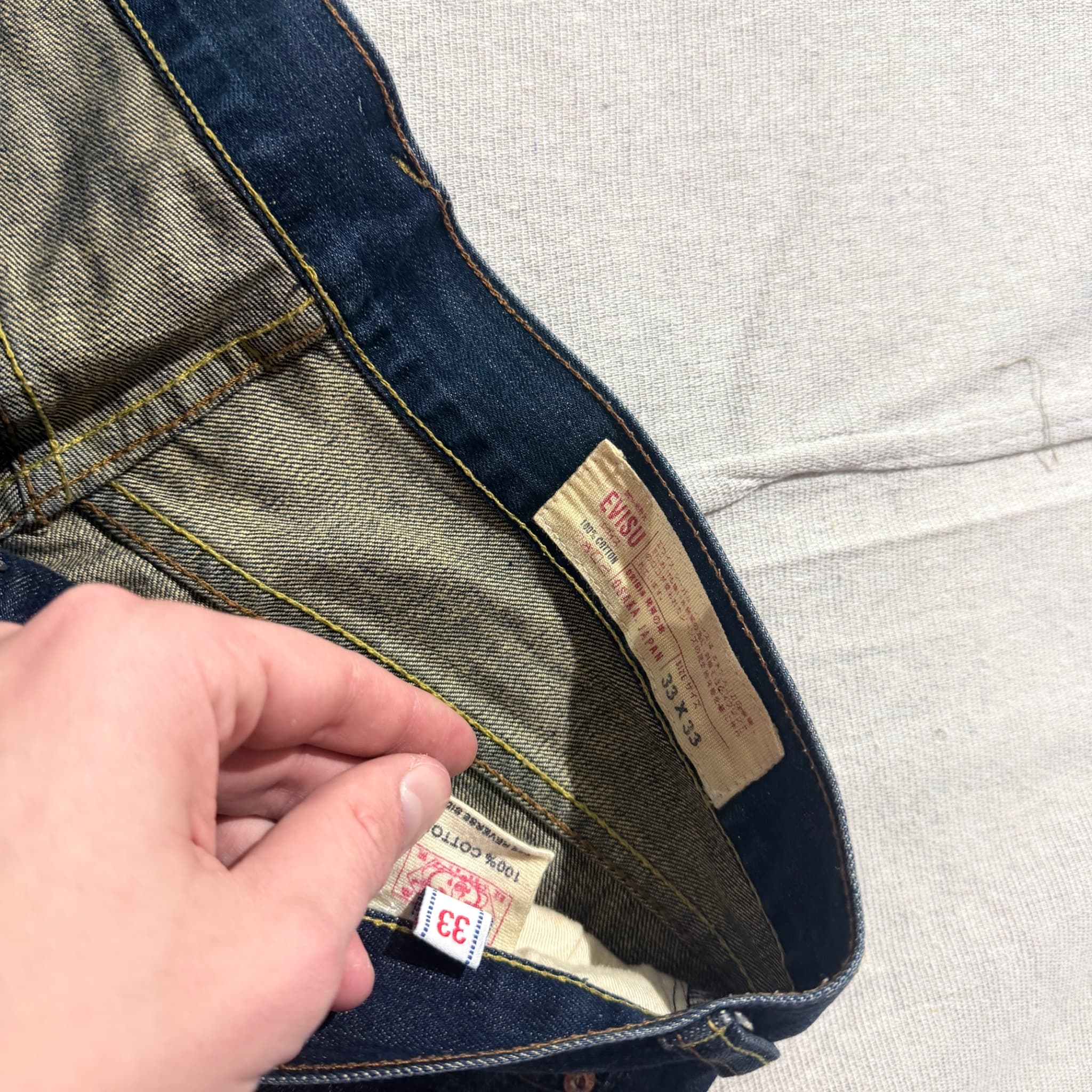 Evisu Men's Graphic Print Denim Jeans — photo 8 of 11