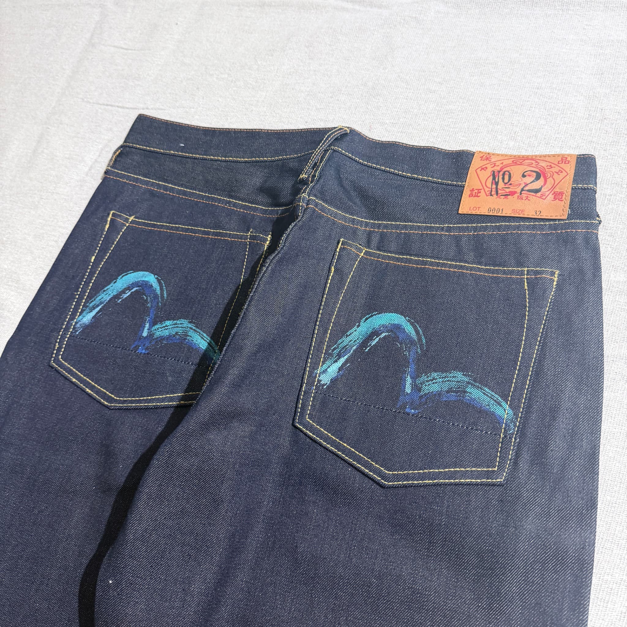 Evisu No. 2 Selvedge Denim Jeans Size 32 — photo 5 of 11