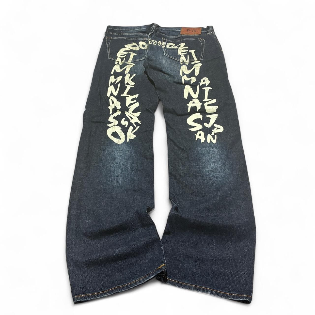 Evisu No. 3 Denim Maniac Jeans Blue Embroidered Men's Size 36 — photo 1 of 7