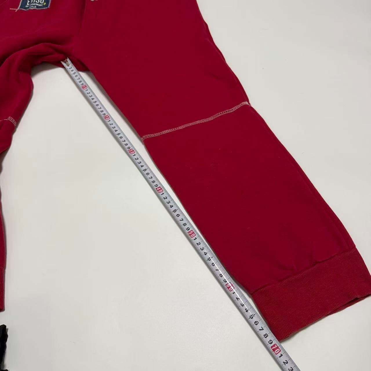Evisu Red Sweatpants Logo Patch — photo 8 of 10