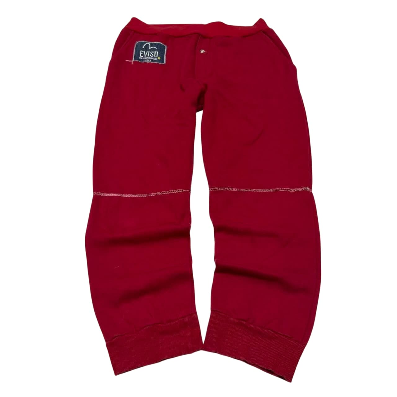Evisu Red Sweatpants Logo Patch — photo 1 of 10