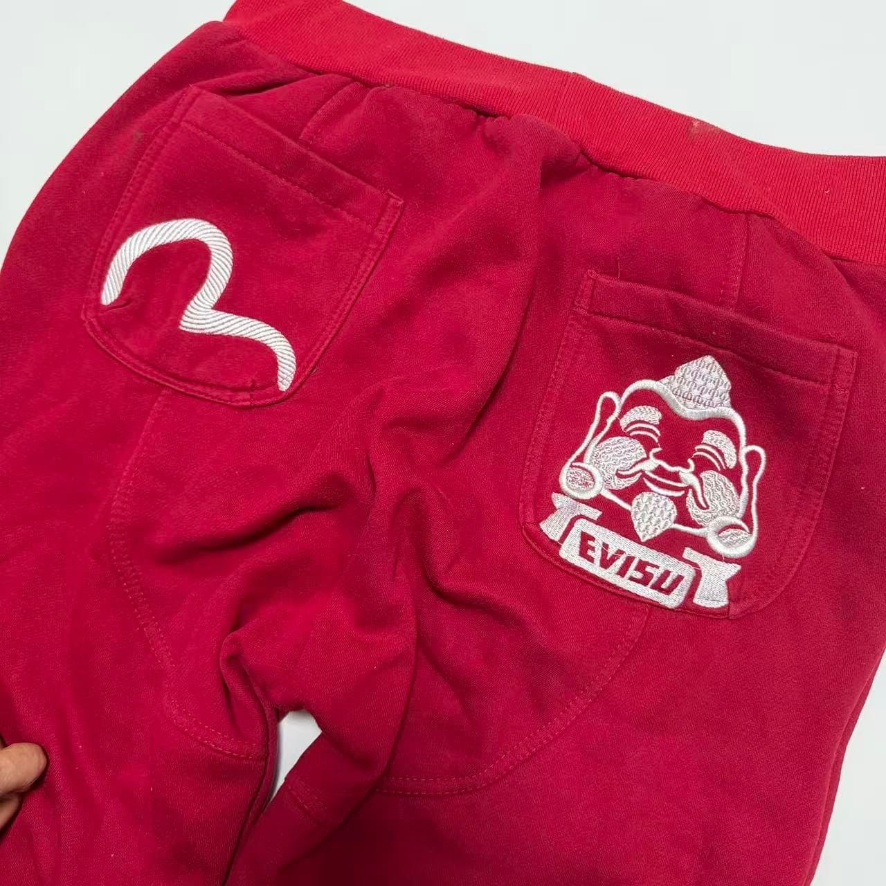 Evisu Red Sweatpants Logo Patch — photo 10 of 10