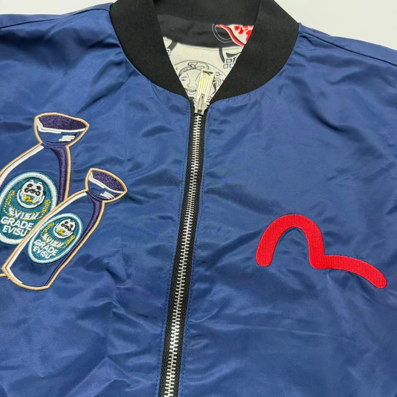 Evisu Reversible Bomber Jacket Sake Embroidery — photo 8 of 12
