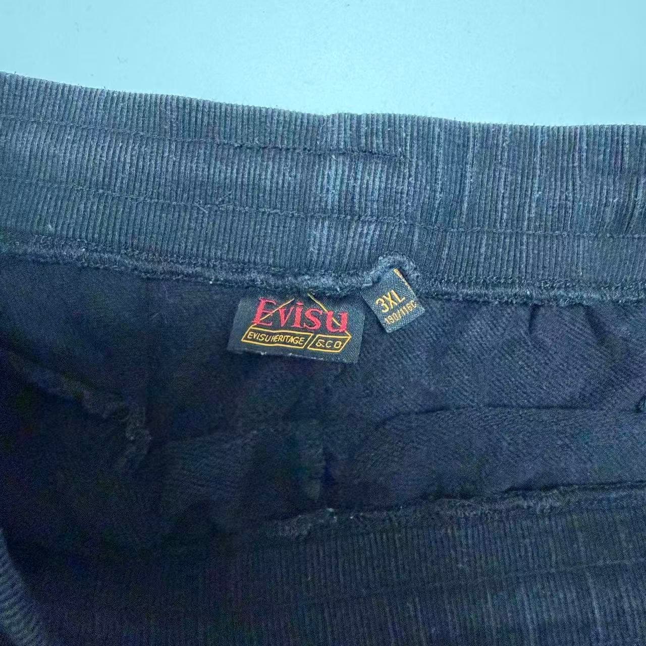 Evisu Seagull Logo Black Sweatpants — photo 4 of 10