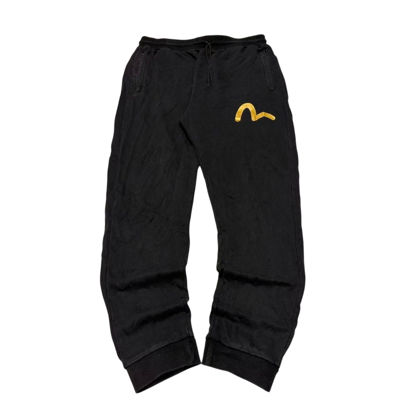 Evisu Seagull Logo Black Sweatpants — photo 1 of 10