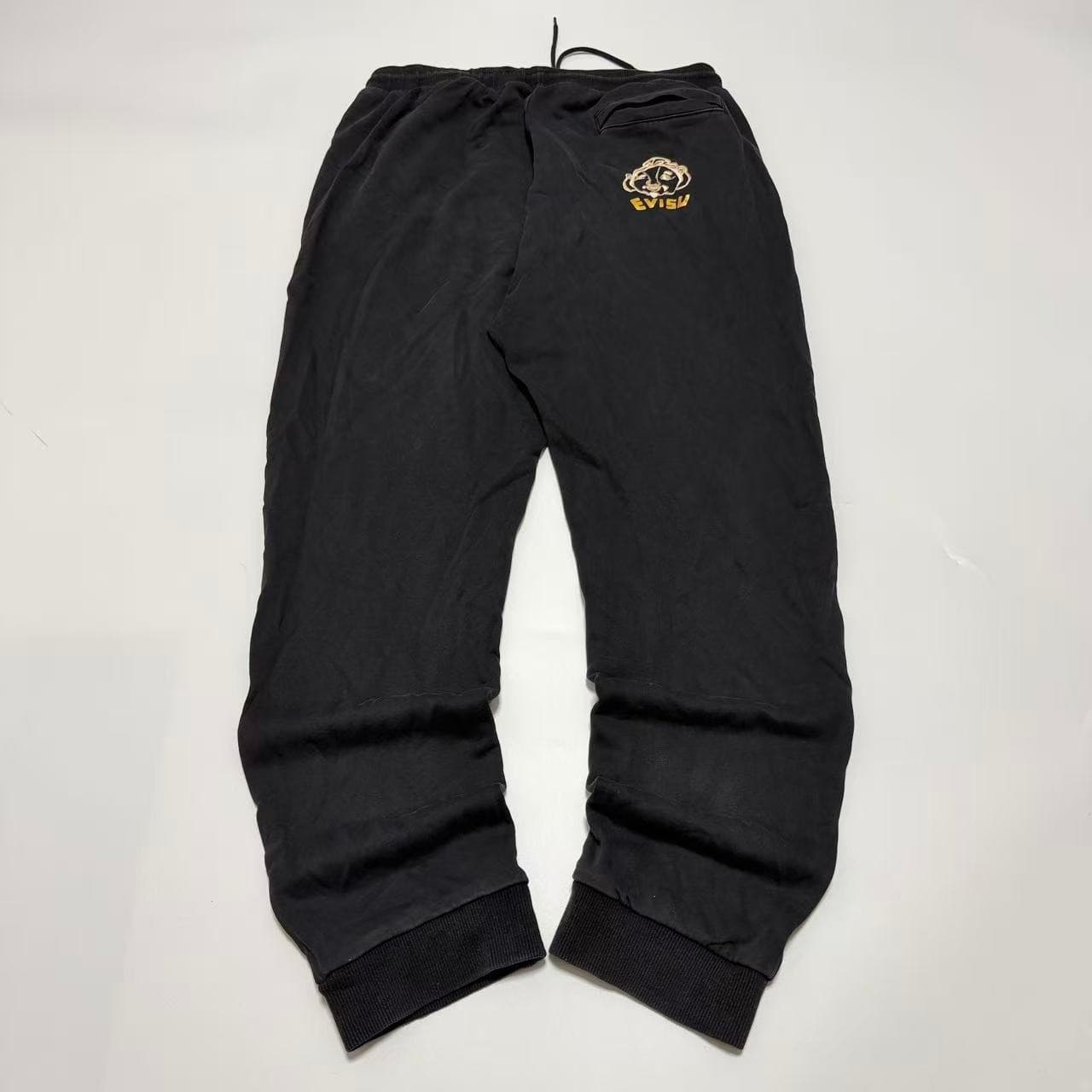 Evisu Seagull Logo Black Sweatpants — photo 2 of 10