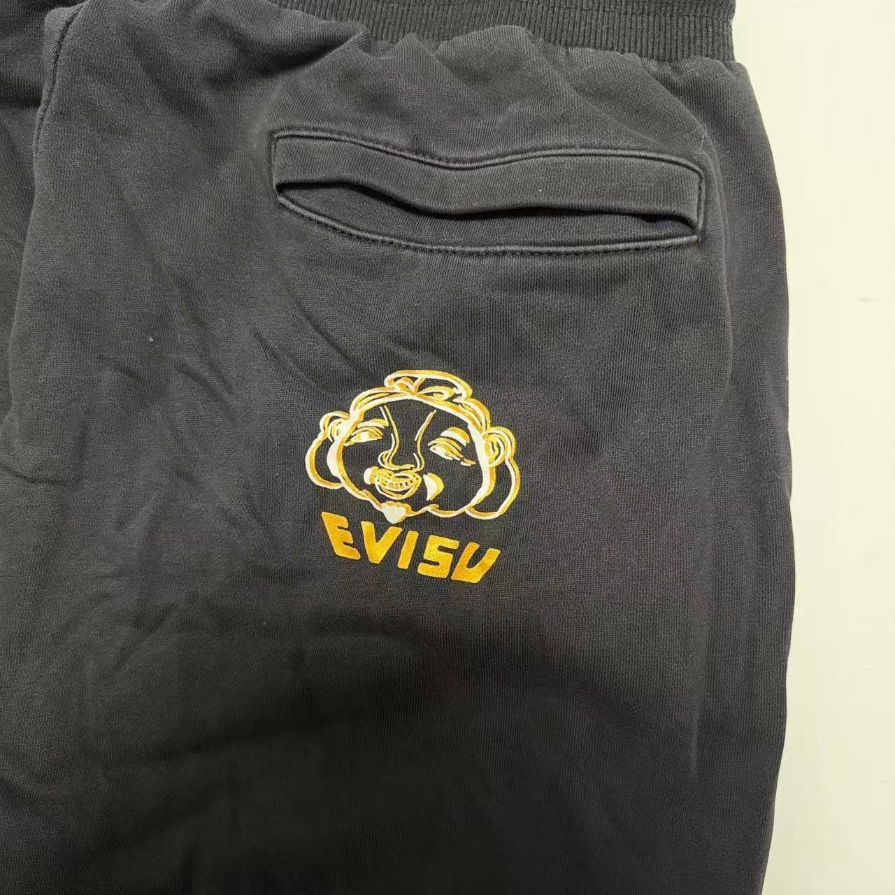 Evisu Seagull Logo Black Sweatpants — photo 9 of 10