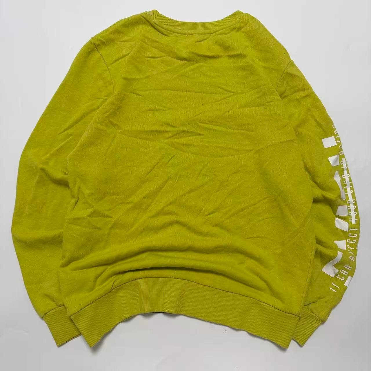 Evisu Seagull Logo Crewneck Sweatshirt Lime Green — photo 2 of 7