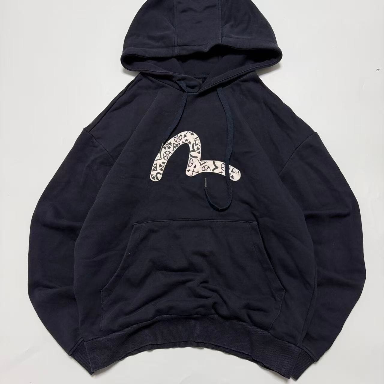 Evisu Seagull Logo Hoodie Black Size S — photo 1 of 11