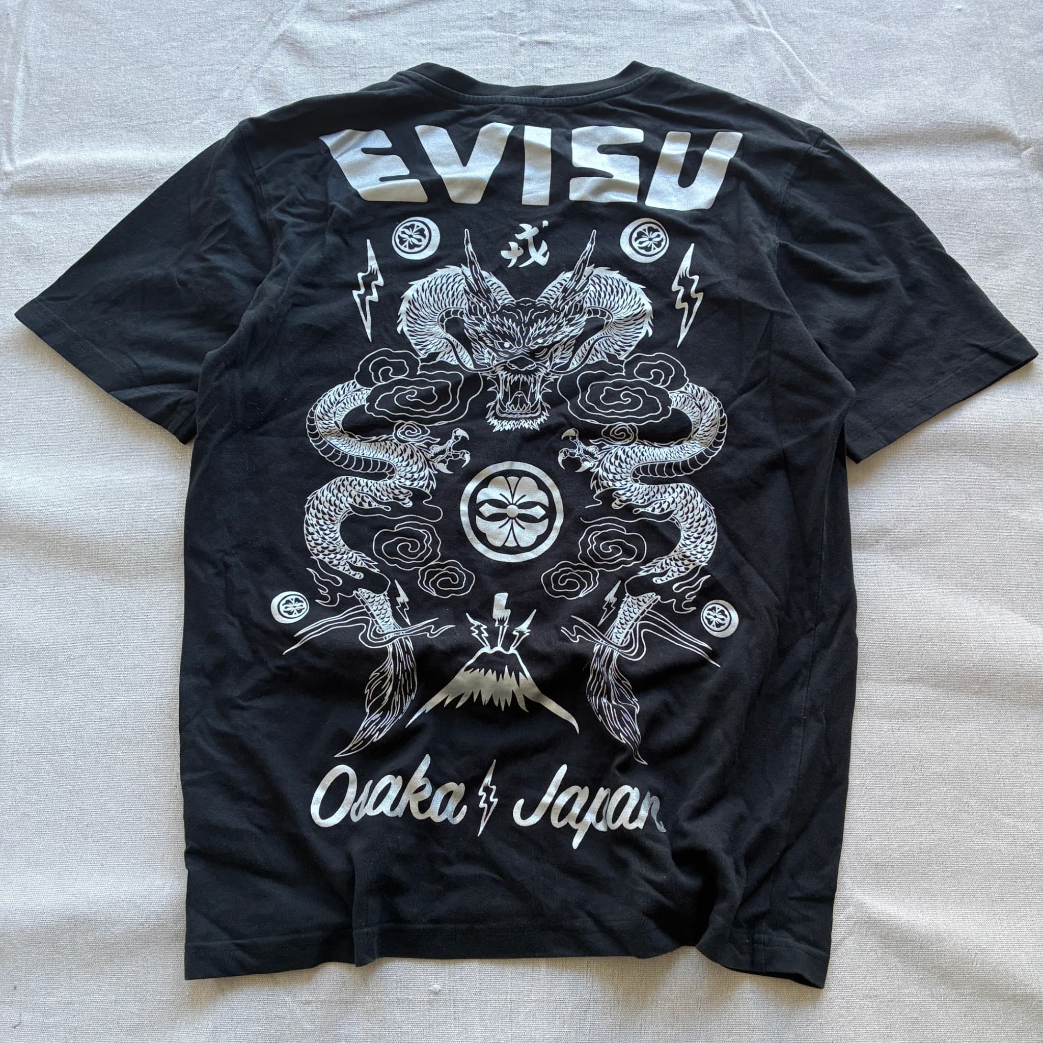 Evisu Seagull Logo T-Shirt Black Size L — photo 1 of 7