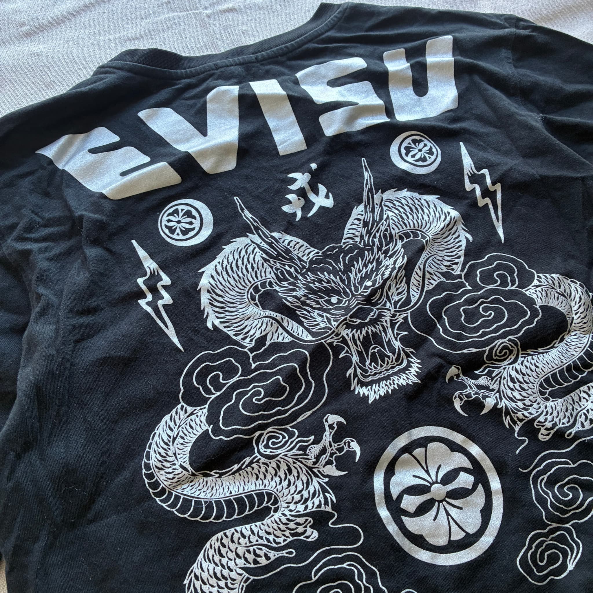 Evisu Seagull Logo T-Shirt Black Size L — photo 5 of 7