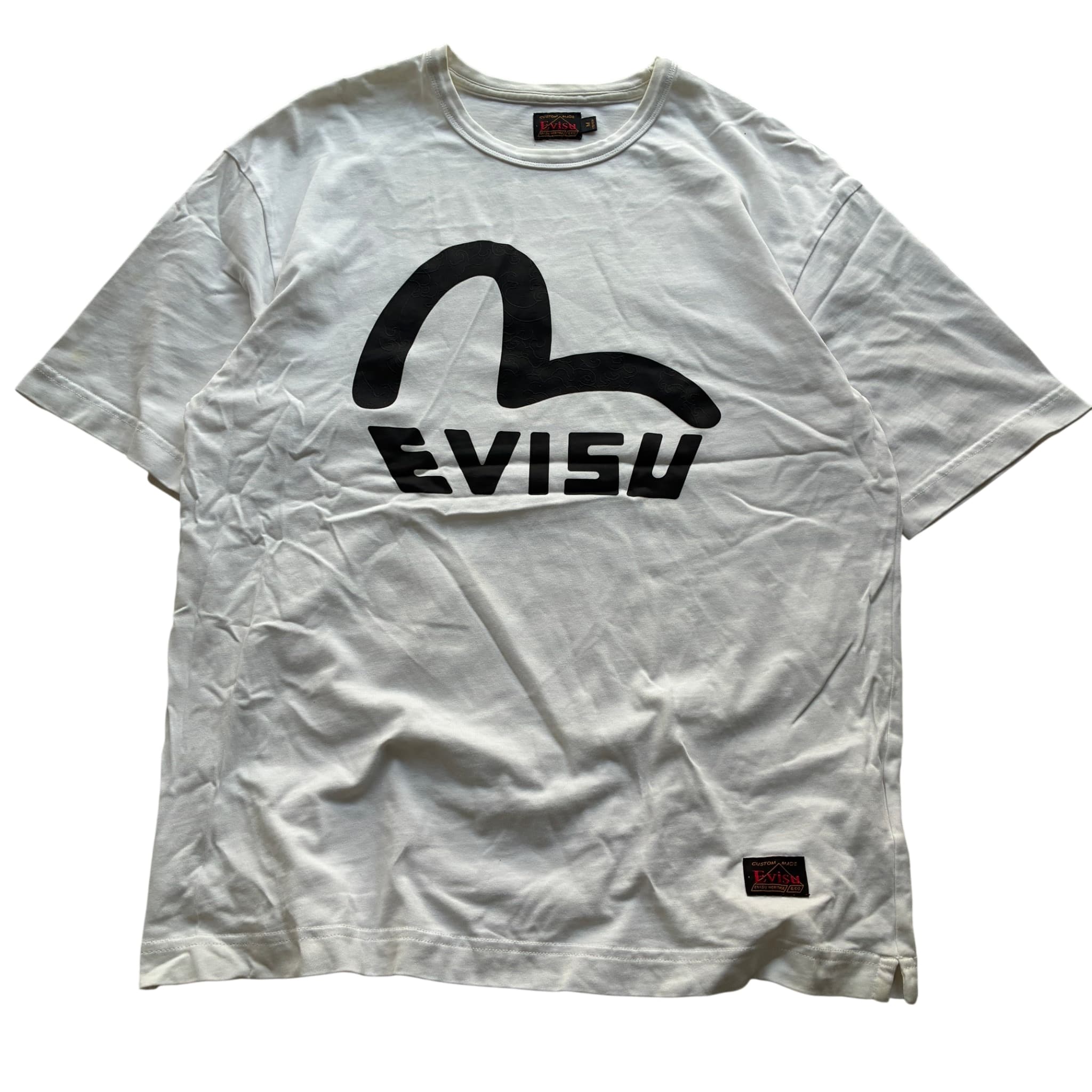 Evisu Seagull Logo T-Shirt White Baggy Vintage 2000s Release Size M — photo 1 of 7