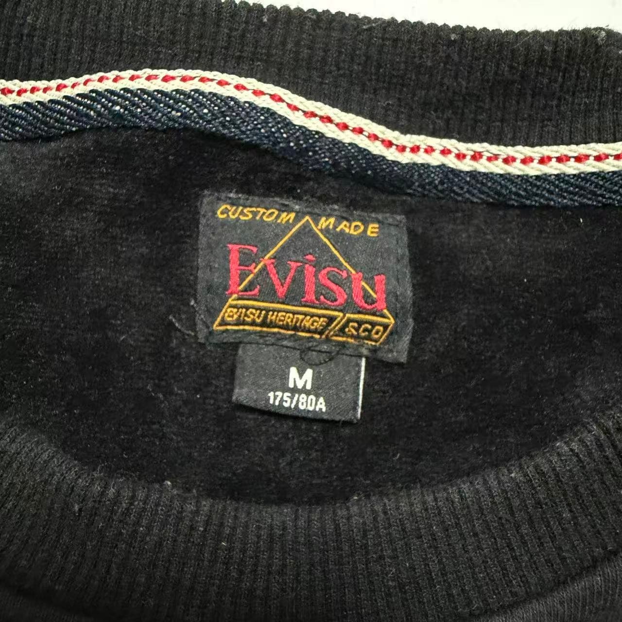 Evisu Superior Denim Graphic Sweatshirt Black M — photo 3 of 7