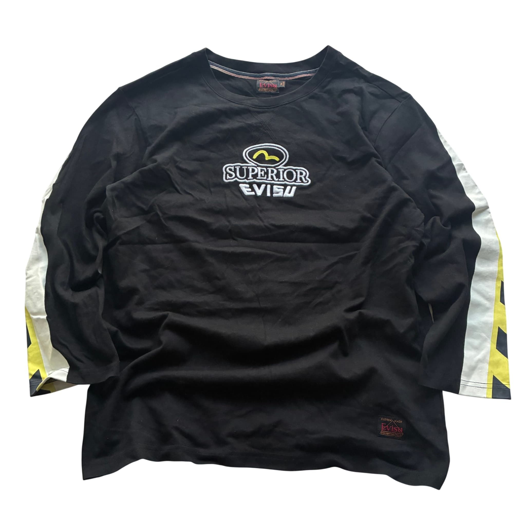 Evisu Superior Long Sleeve Graphic T-Shirt Black Size M — photo 1 of 7