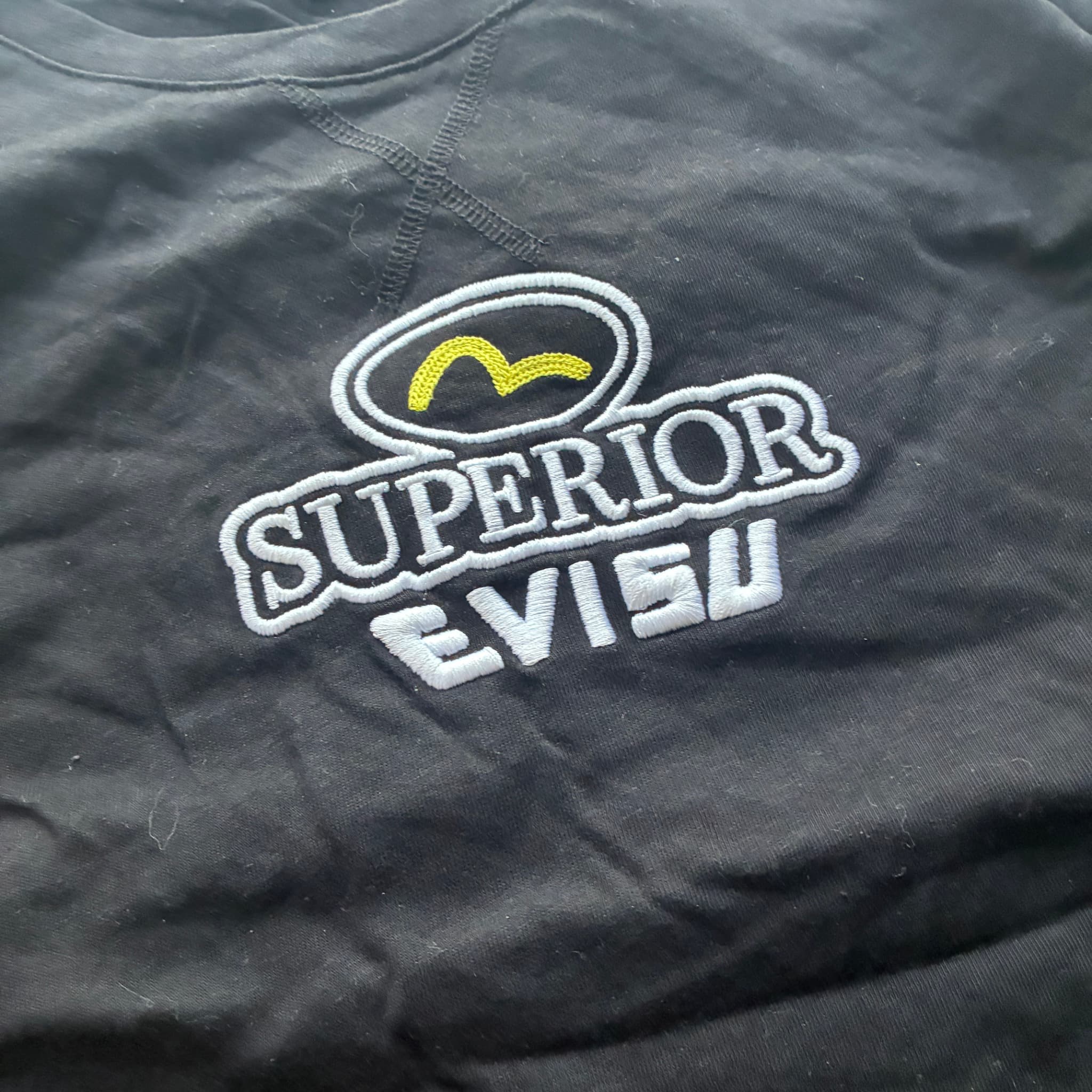 Evisu Superior Long Sleeve Graphic T-Shirt Black Size M — photo 3 of 7