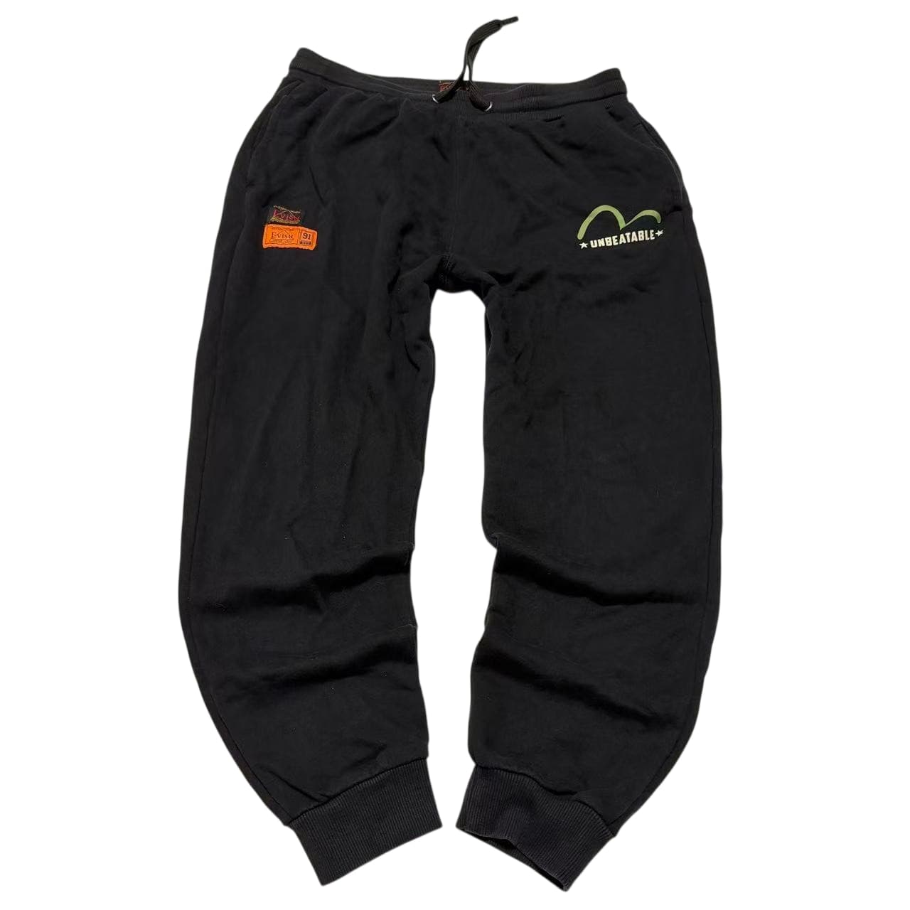 Evisu Unbeatable Black Jogger Sweatpants XL — photo 2 of 11