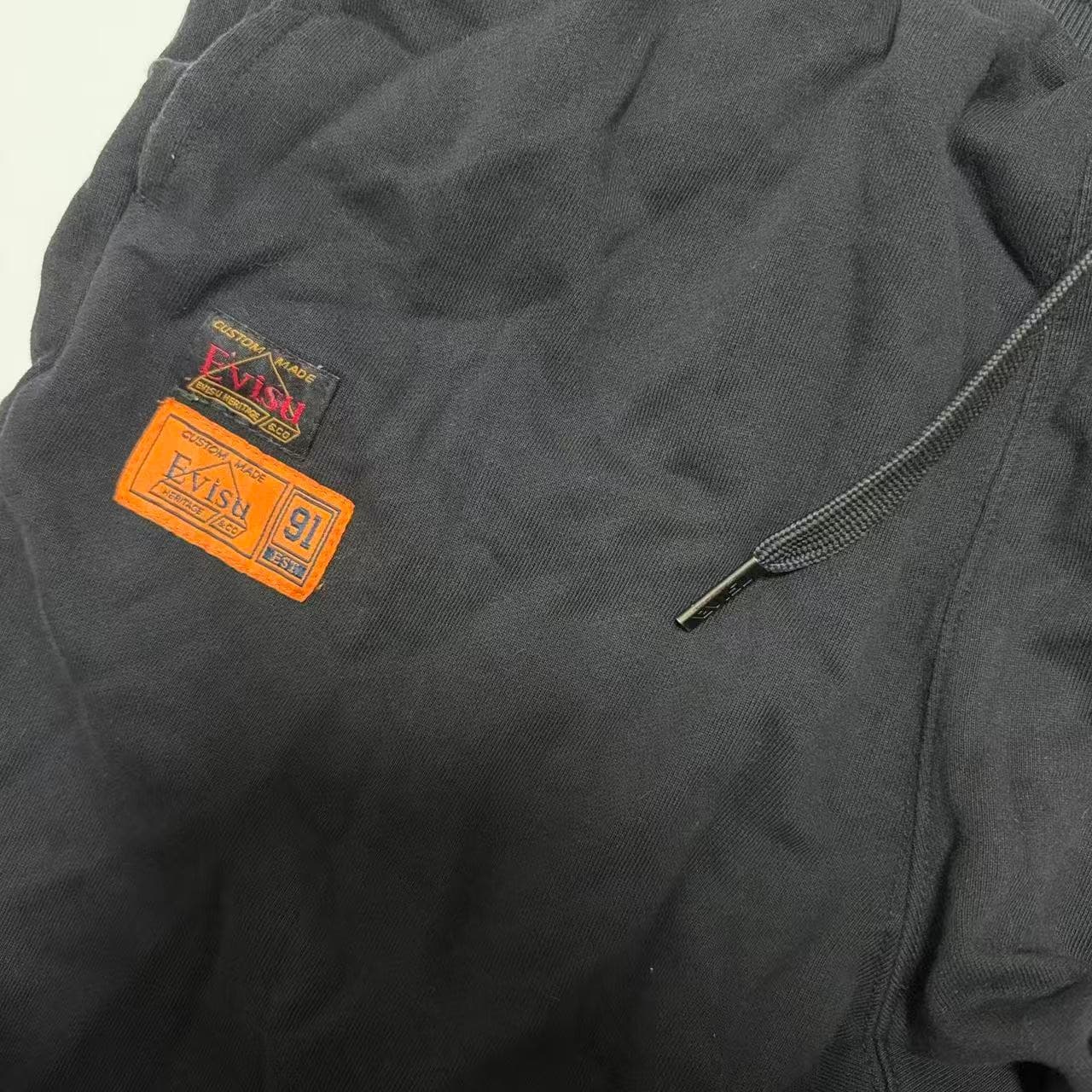 Evisu Unbeatable Black Jogger Sweatpants XL — photo 10 of 11