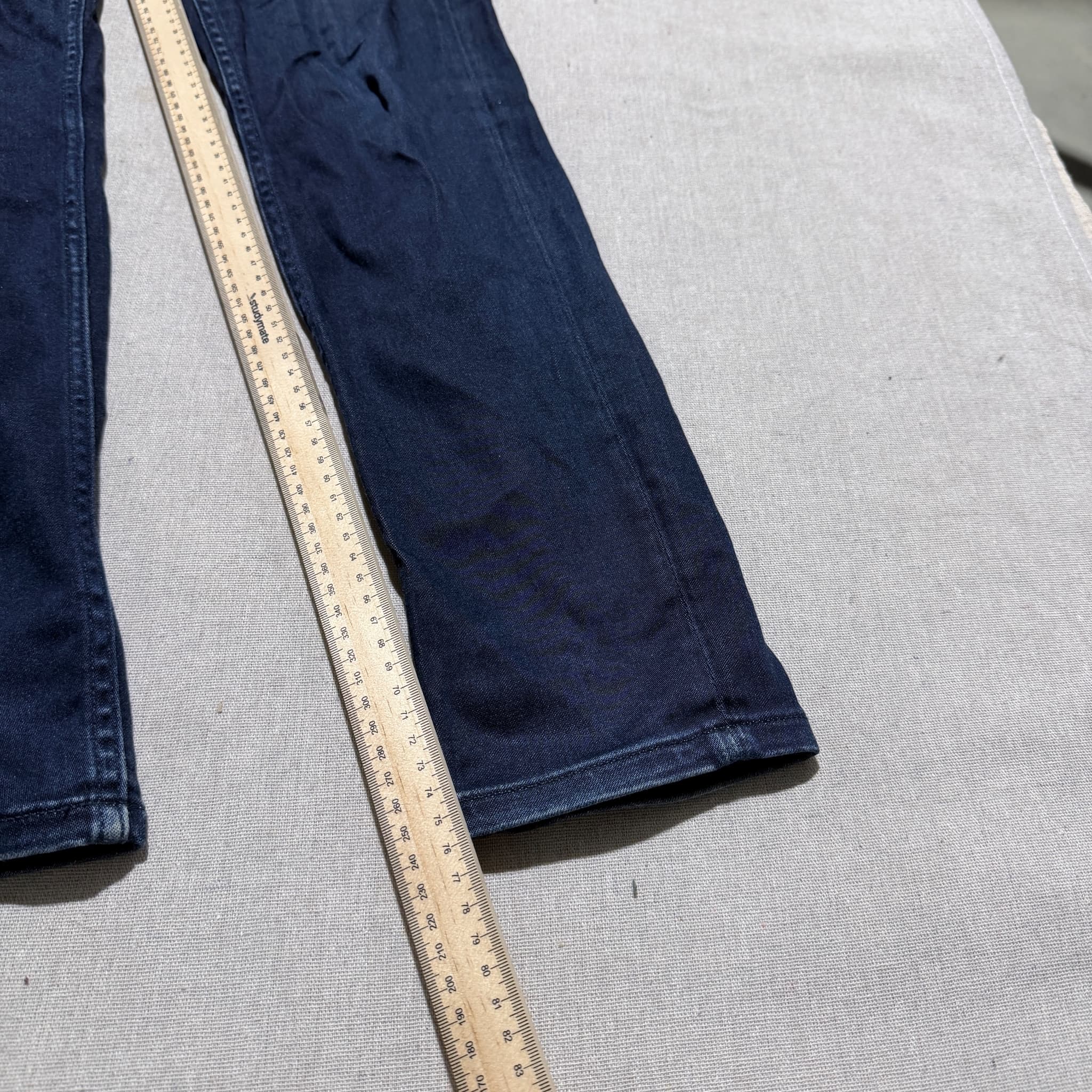 Evisu Women's Dark Wash Jeans With Pink Painted Seagull Logo Size 29 — photo 10 of 11
