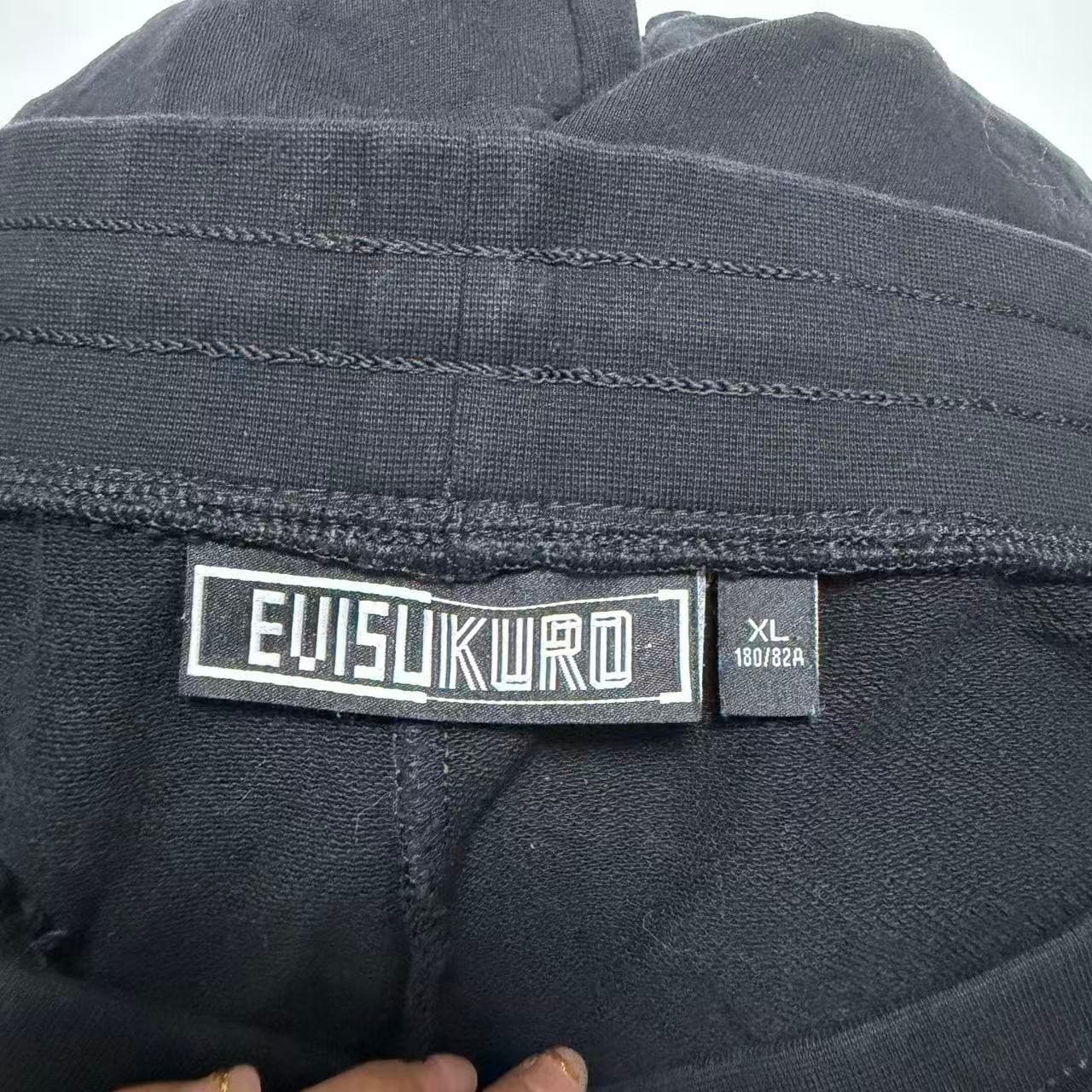 EVISUKURO Black Gold Graphic Sweatpants XL — photo 4 of 12