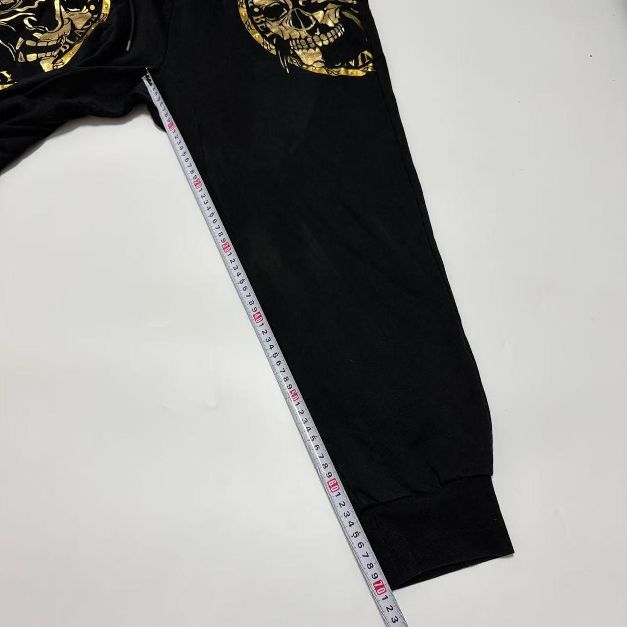 EVISUKURO Black Gold Graphic Sweatpants XL — photo 7 of 12