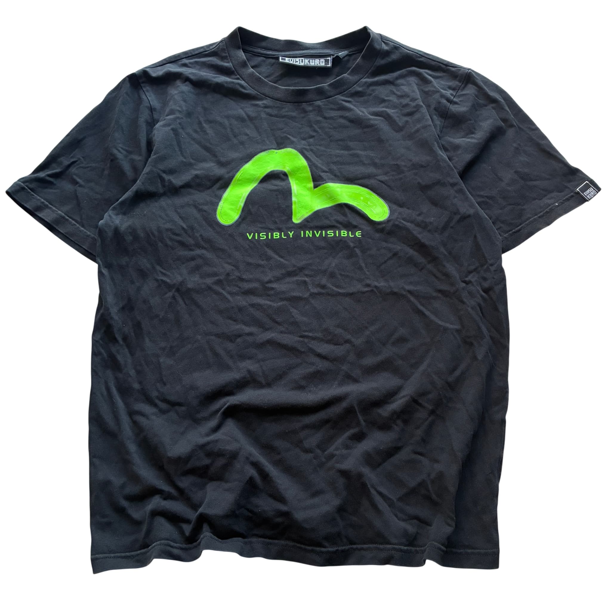EVISUKURO Kuro Visibly Invisible Seagull Logo T-Shirt Black Size M — photo 1 of 6