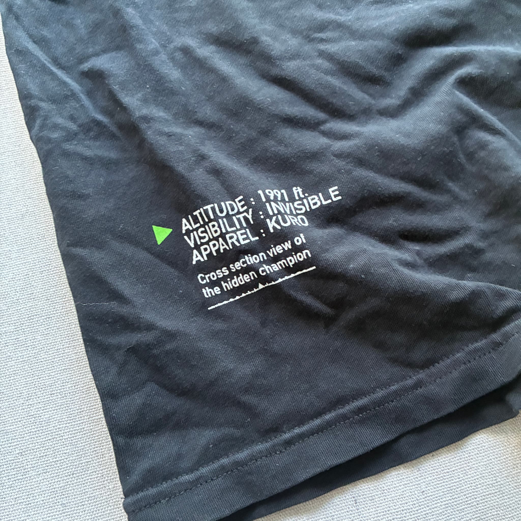 EVISUKURO Kuro Visibly Invisible Seagull Logo T-Shirt Black Size M — photo 5 of 6