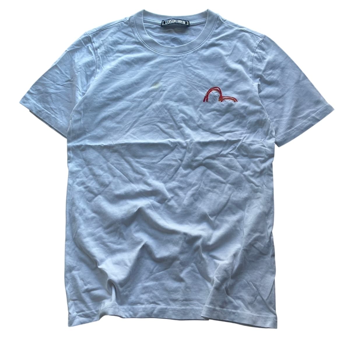 Evisukuro White T-Shirt With Red Seagull Logo — photo 1 of 5