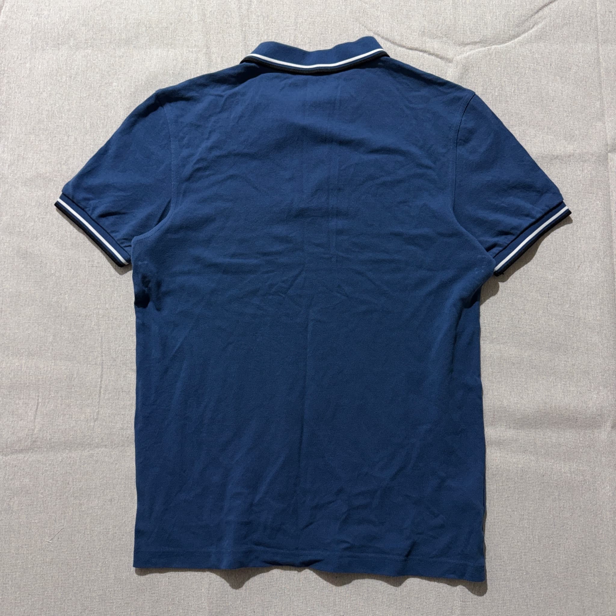 Fred Perry M3600 Twin Tipped Polo Shirt Navy Blue Size M — photo 7 of 8