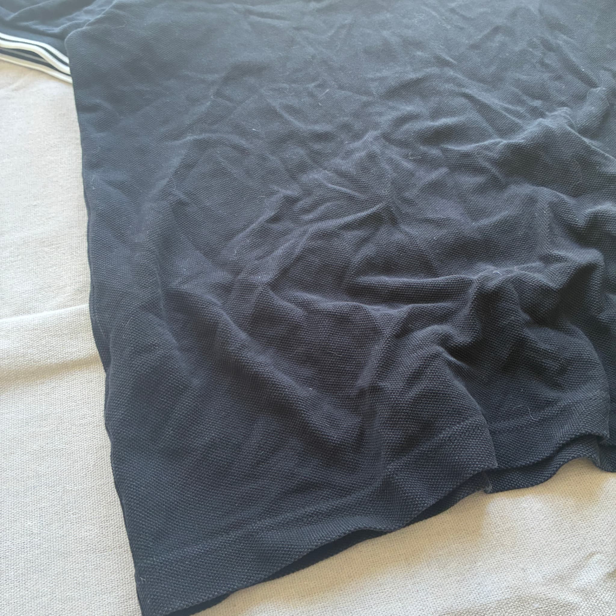 Fred Perry Twin Tipped Polo Shirt Black White Size S — photo 2 of 6