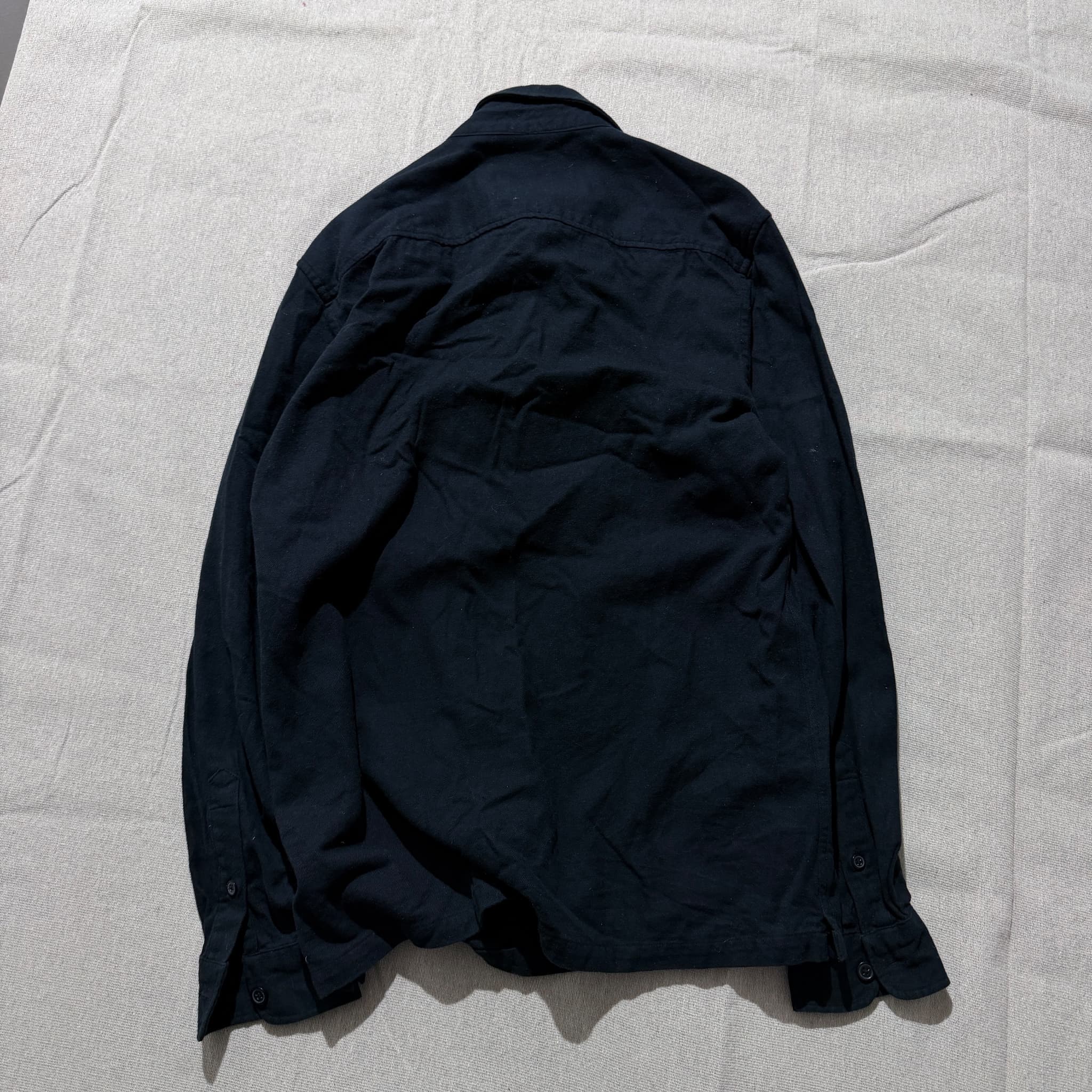 French Connection Men's Classic Fit Long Sleeve Button-Down Shirt Black Size M — photo 5 of 7