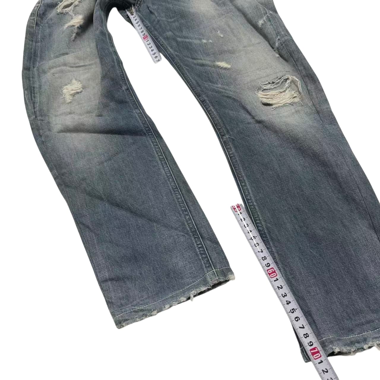G-STAR 3301 Distressed Light Wash Jeans 31x32 — photo 2 of 9