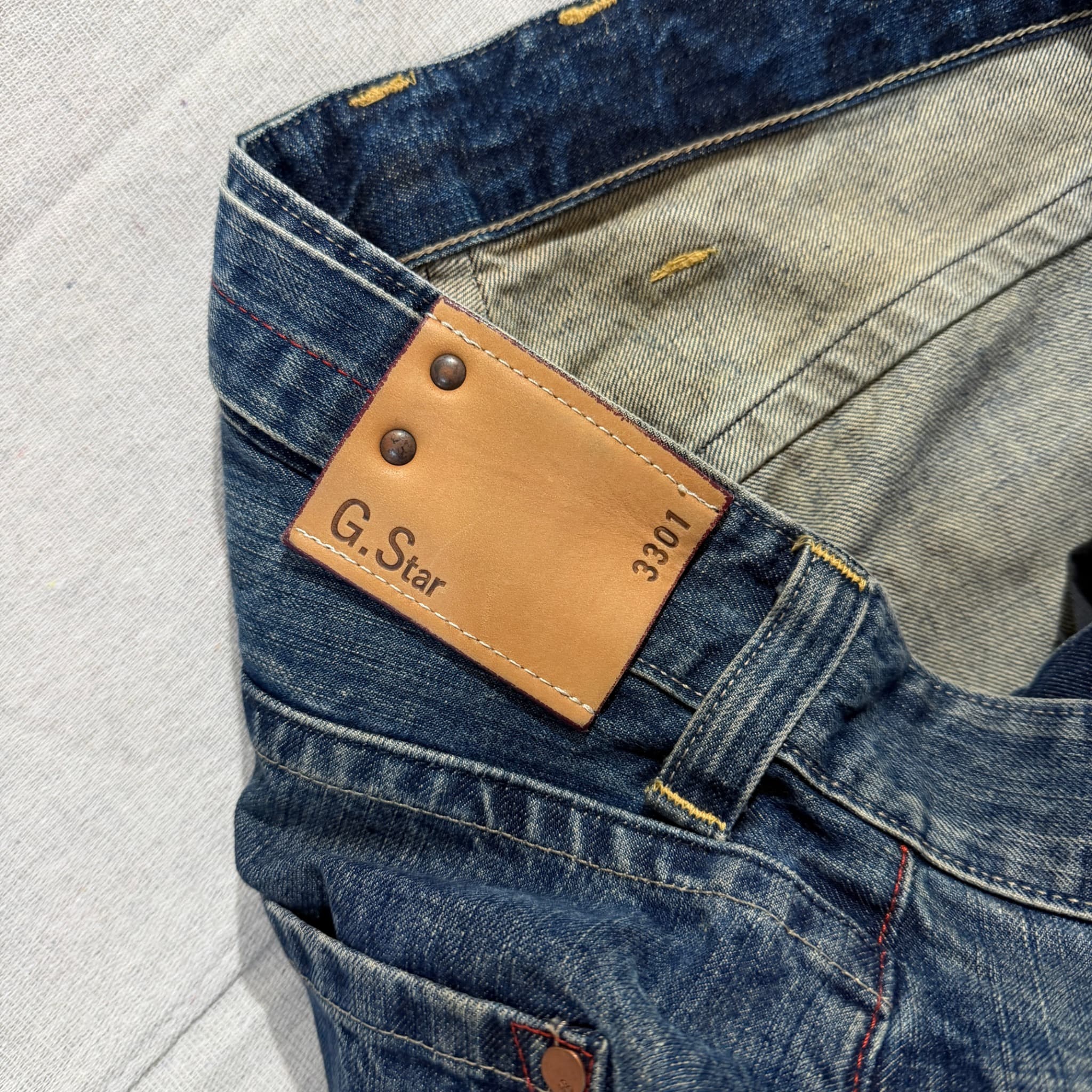 G-Star Men's Blue Denim Jeans Raw Hem Size 32 — photo 6 of 10