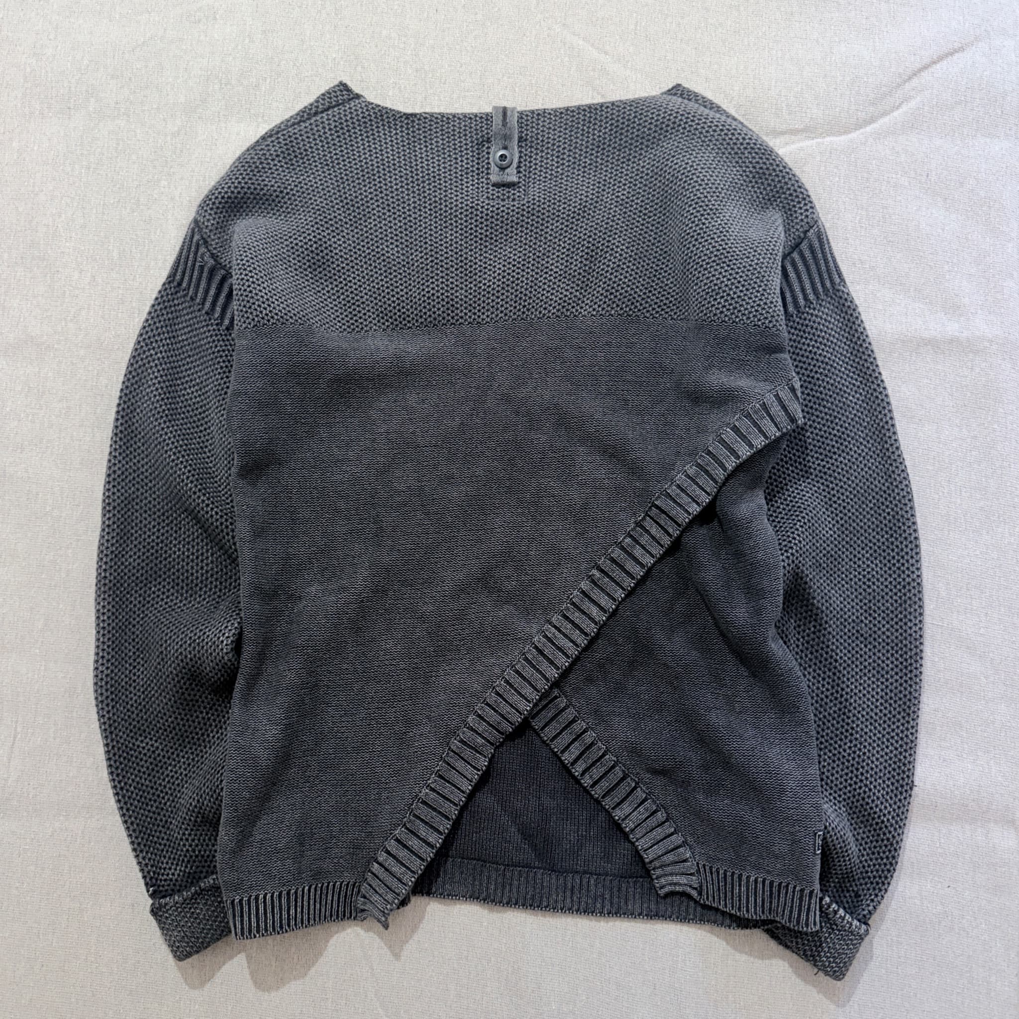 G-Star Women's Boatneck Knit Sweater Dark Grey Size XS — photo 10 of 14