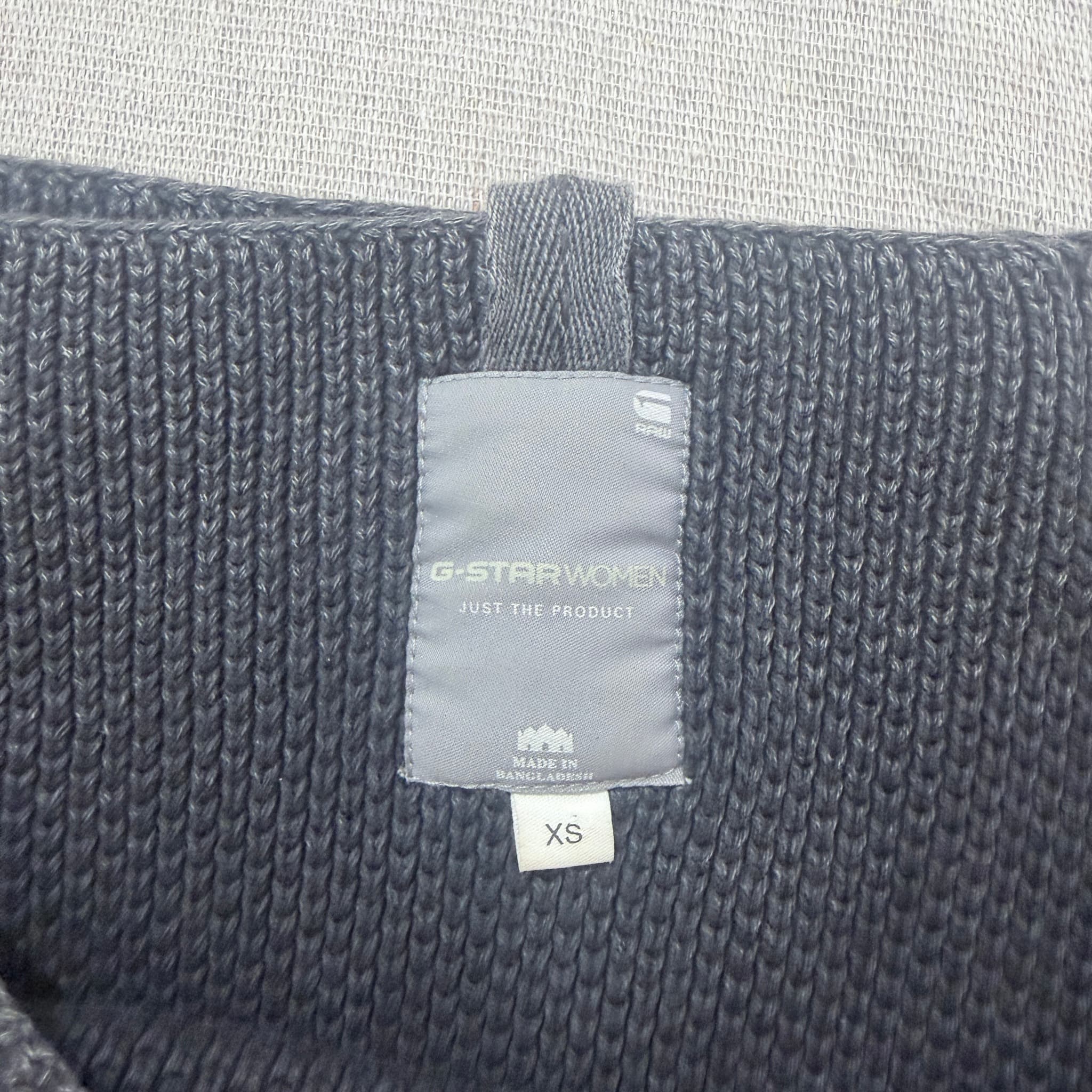 G-STAR Women's Grey Boatneck Knit Sweater XS — photo 4 of 12
