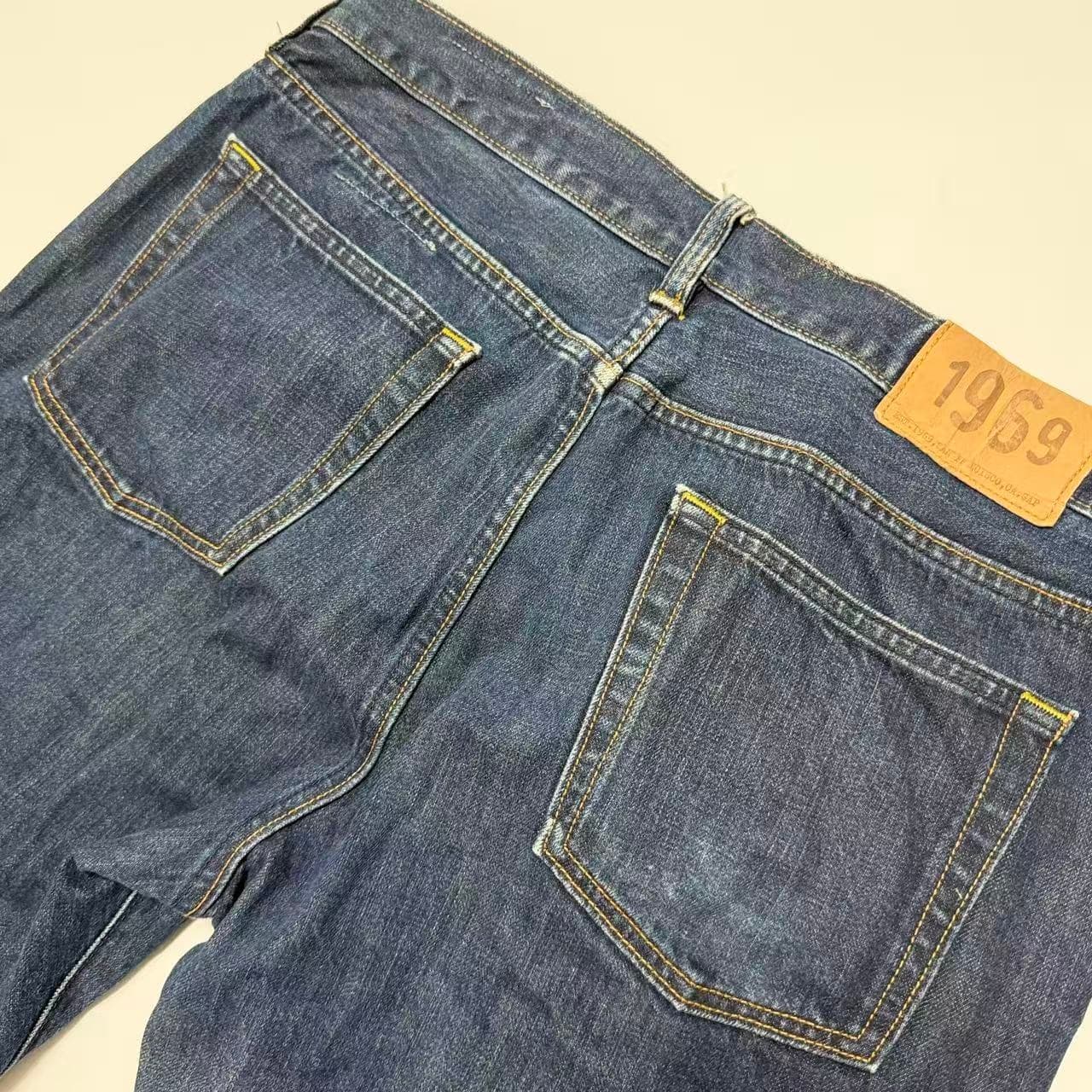 Gap 1969 Japanese Denim Straight Fit Jeans 35/32 — photo 6 of 11