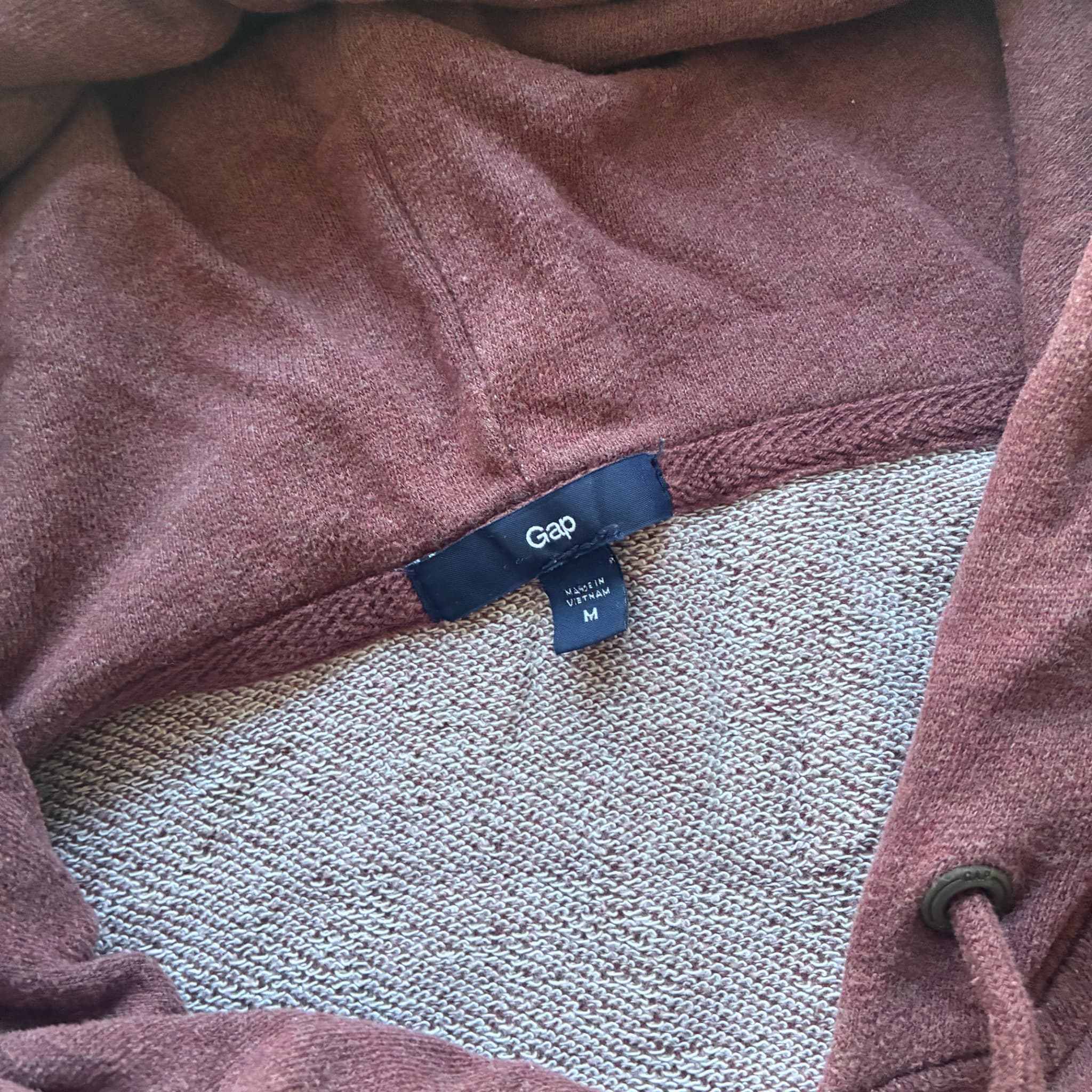 Gap Arch Logo Pullover Hoodie Maroon — photo 4 of 6