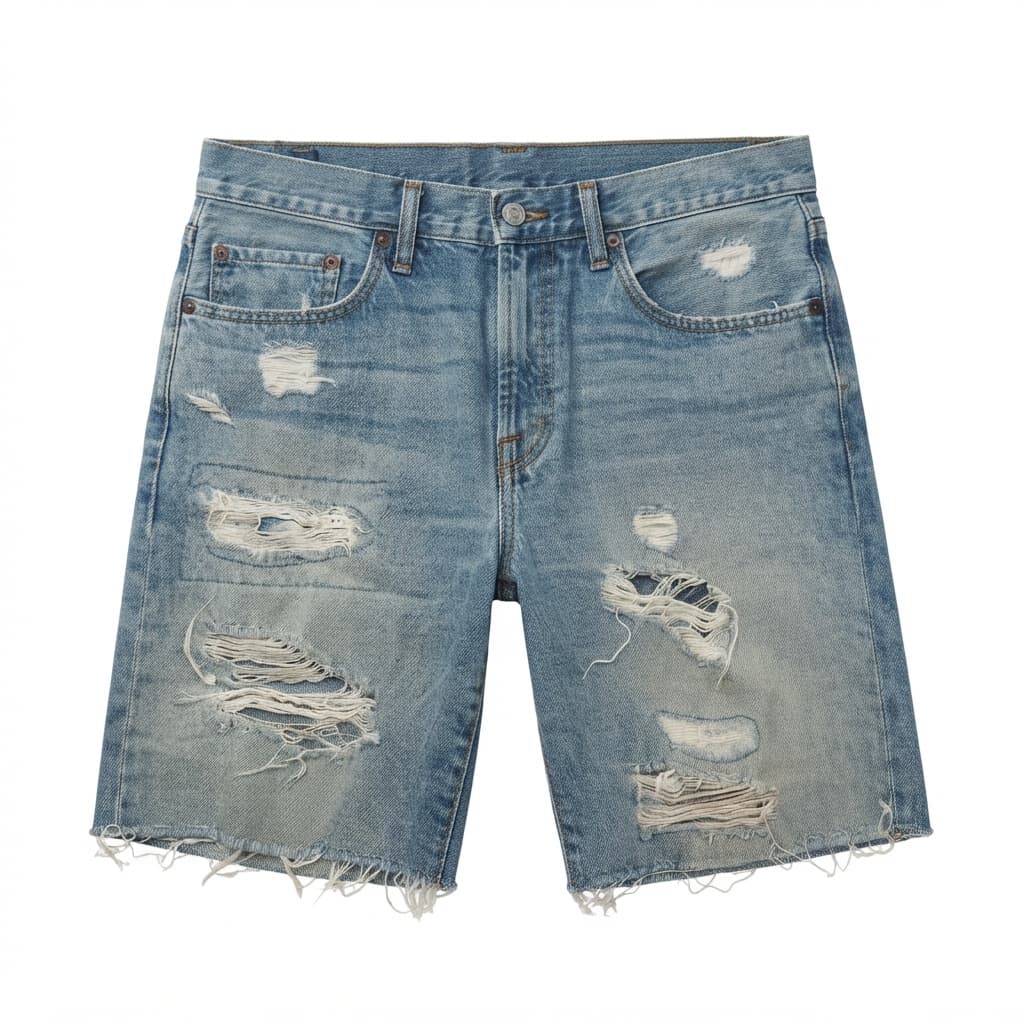 Gap Men's Distressed Denim Shorts Size 32 — photo 1 of 7