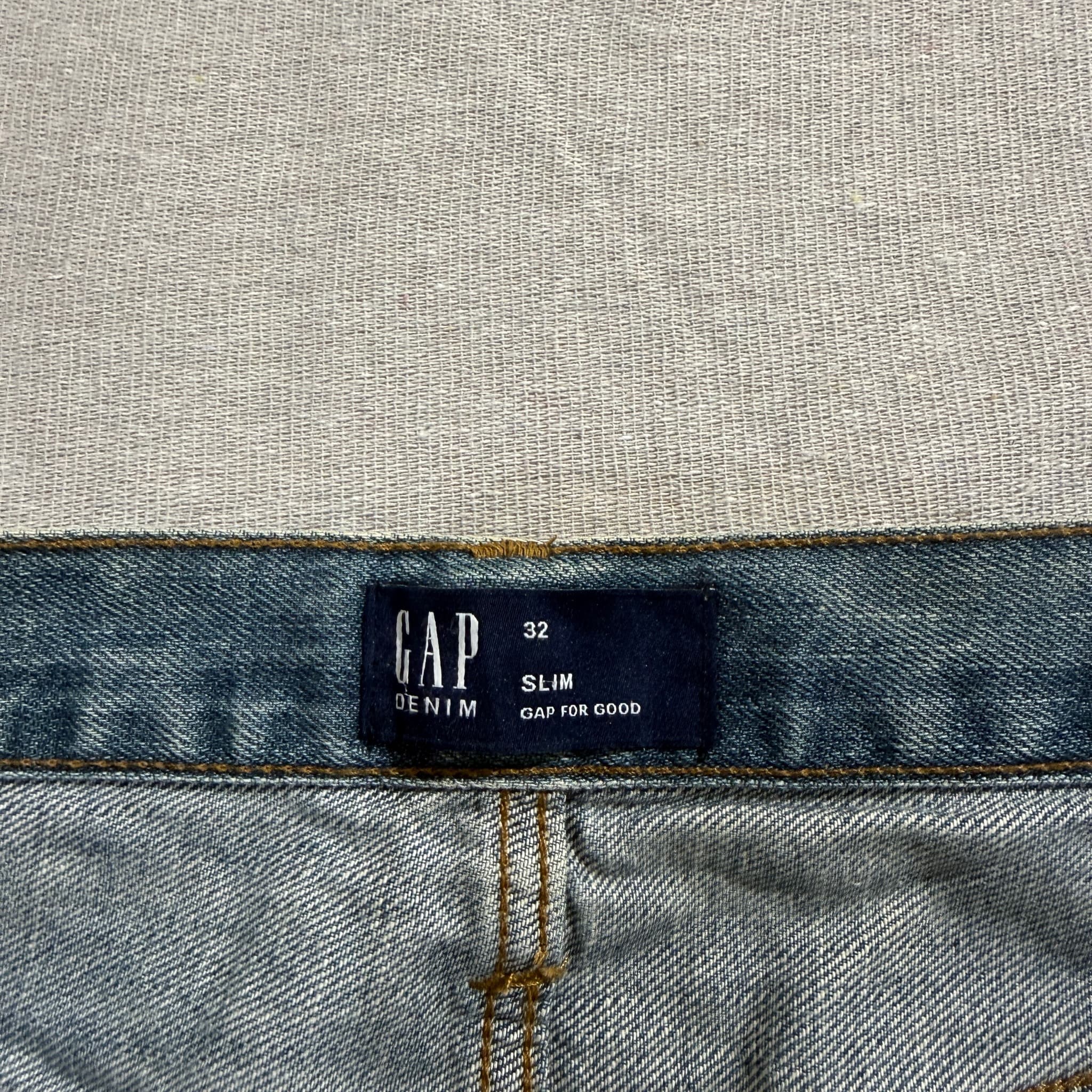 Gap Men's Distressed Denim Shorts Size 32 — photo 5 of 7