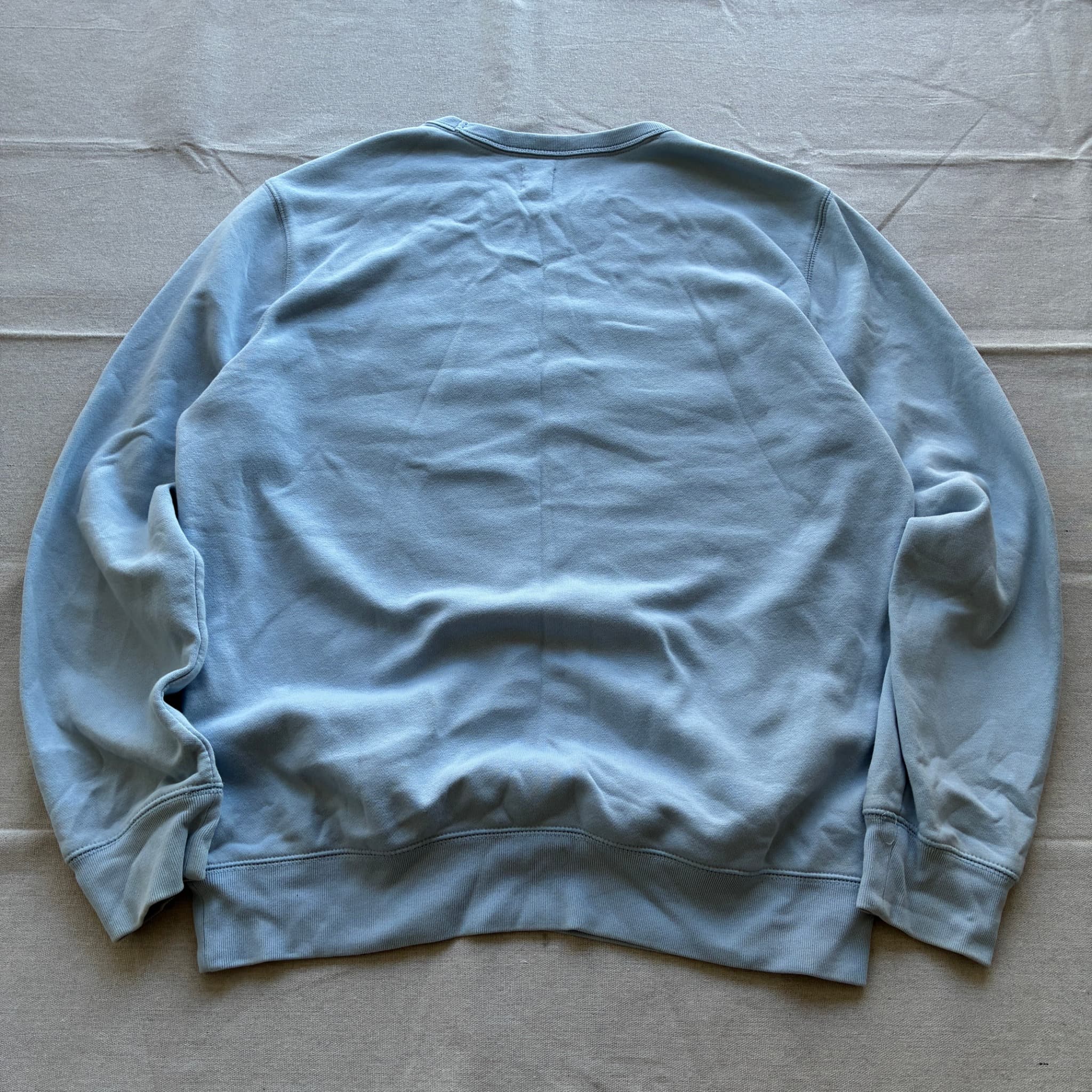 Gap Original Logo Crewneck Sweatshirt Light Blue — photo 5 of 6