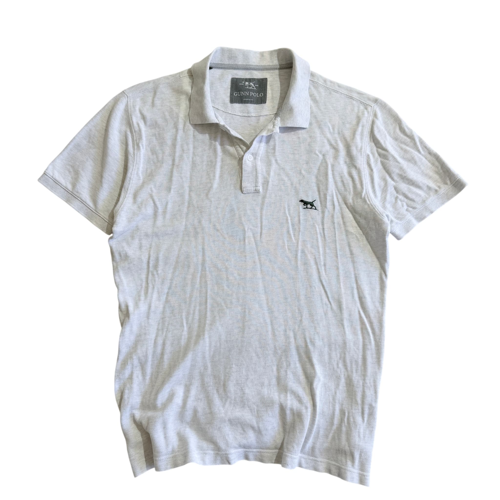 GUNN POLO White Polo Shirt Size M — photo 1 of 8